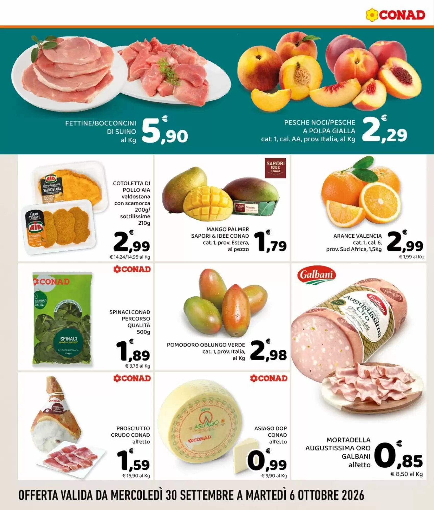 Volantino promozionale Conad Margherita  valide dal 30/09/2026 - Pagina 2.