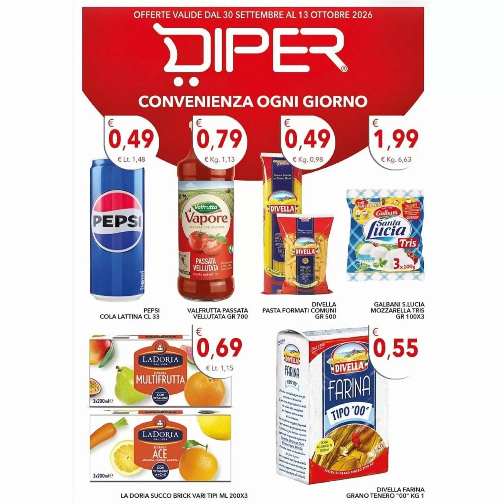 Volantino promozionale Diper valide dal 30/09/2026 - Pagina 1.