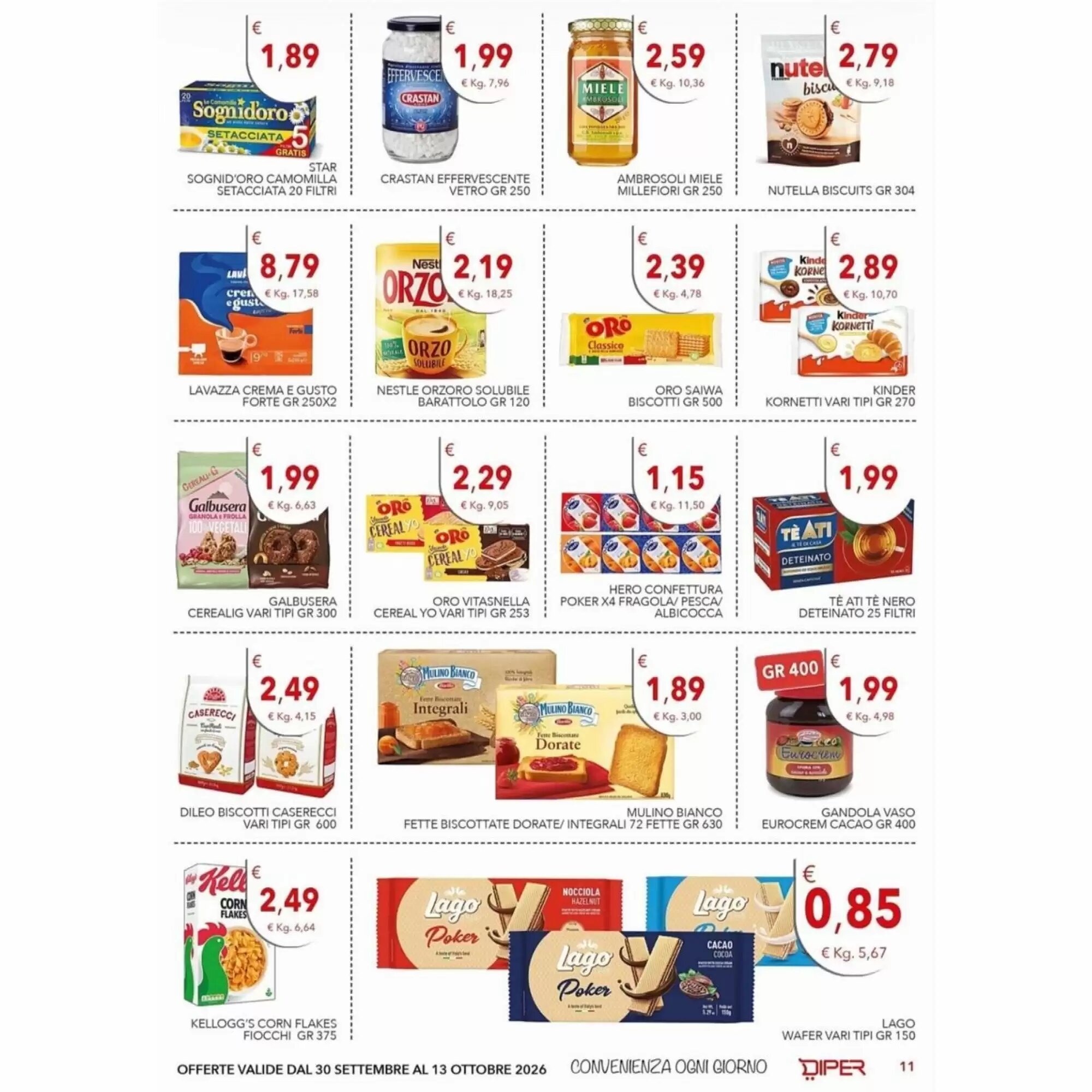 Volantino promozionale Diper  valide dal 30/09/2026 - Pagina 11.