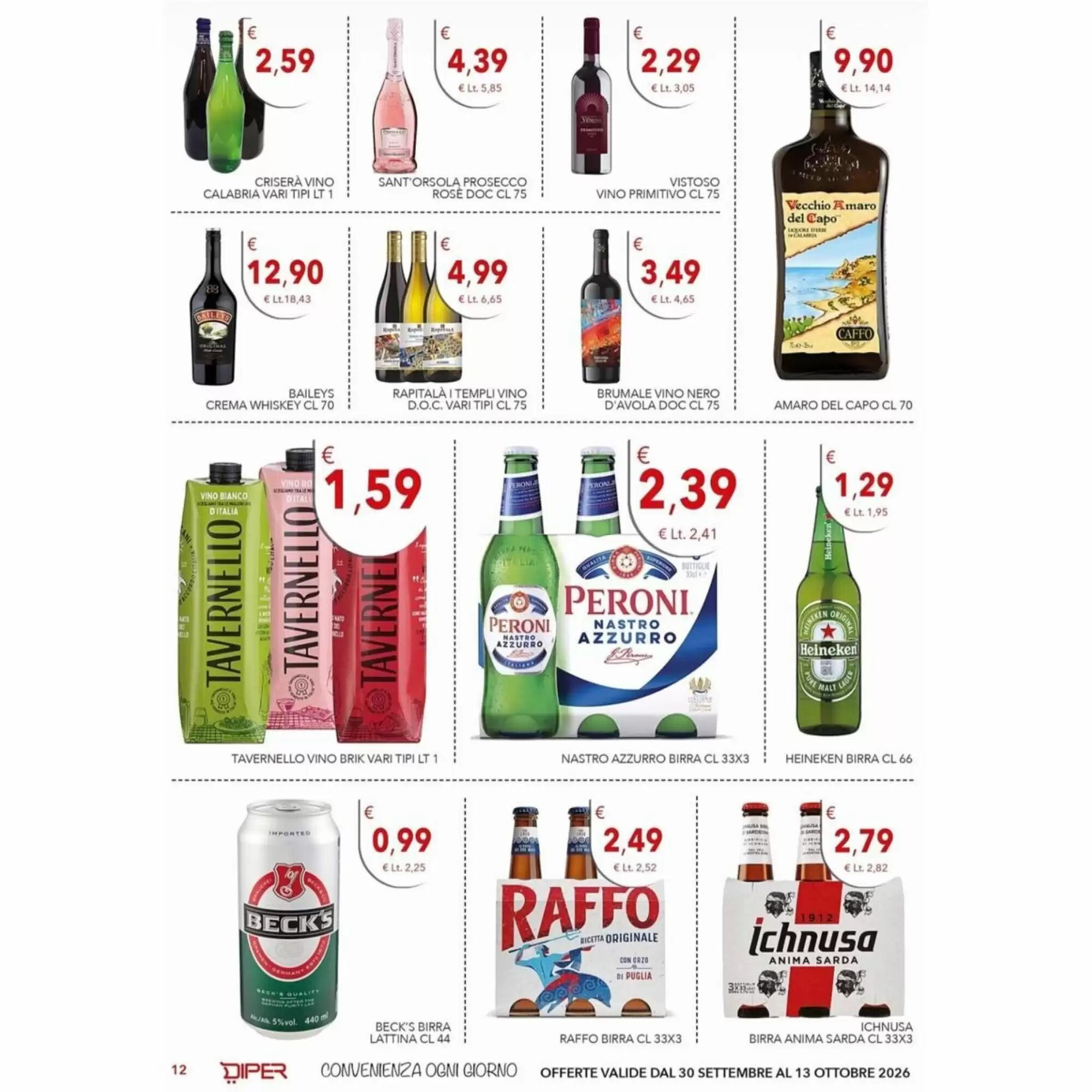 Volantino promozionale Diper  valide dal 30/09/2026 - Pagina 12.