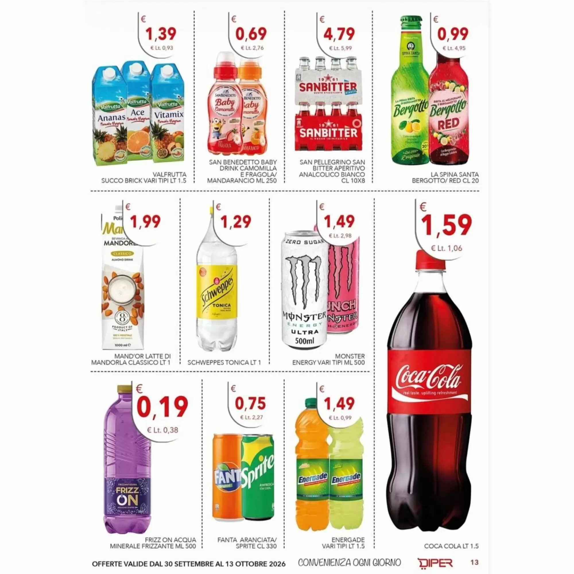 Volantino promozionale Diper  valide dal 30/09/2026 - Pagina 13.