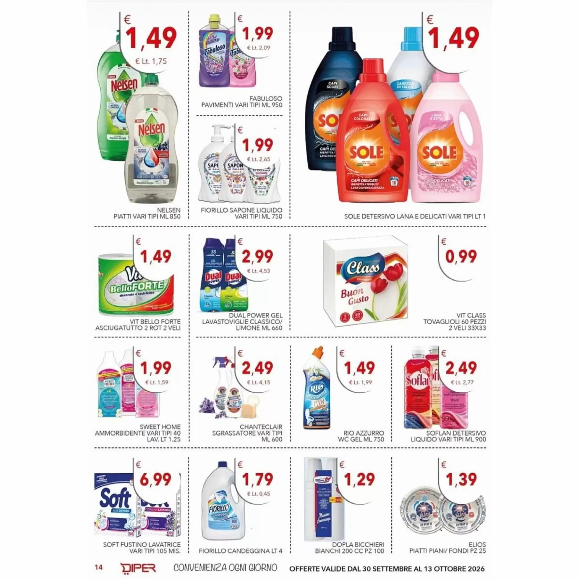 Volantino promozionale Diper  valide dal 30/09/2026 - Pagina 14.