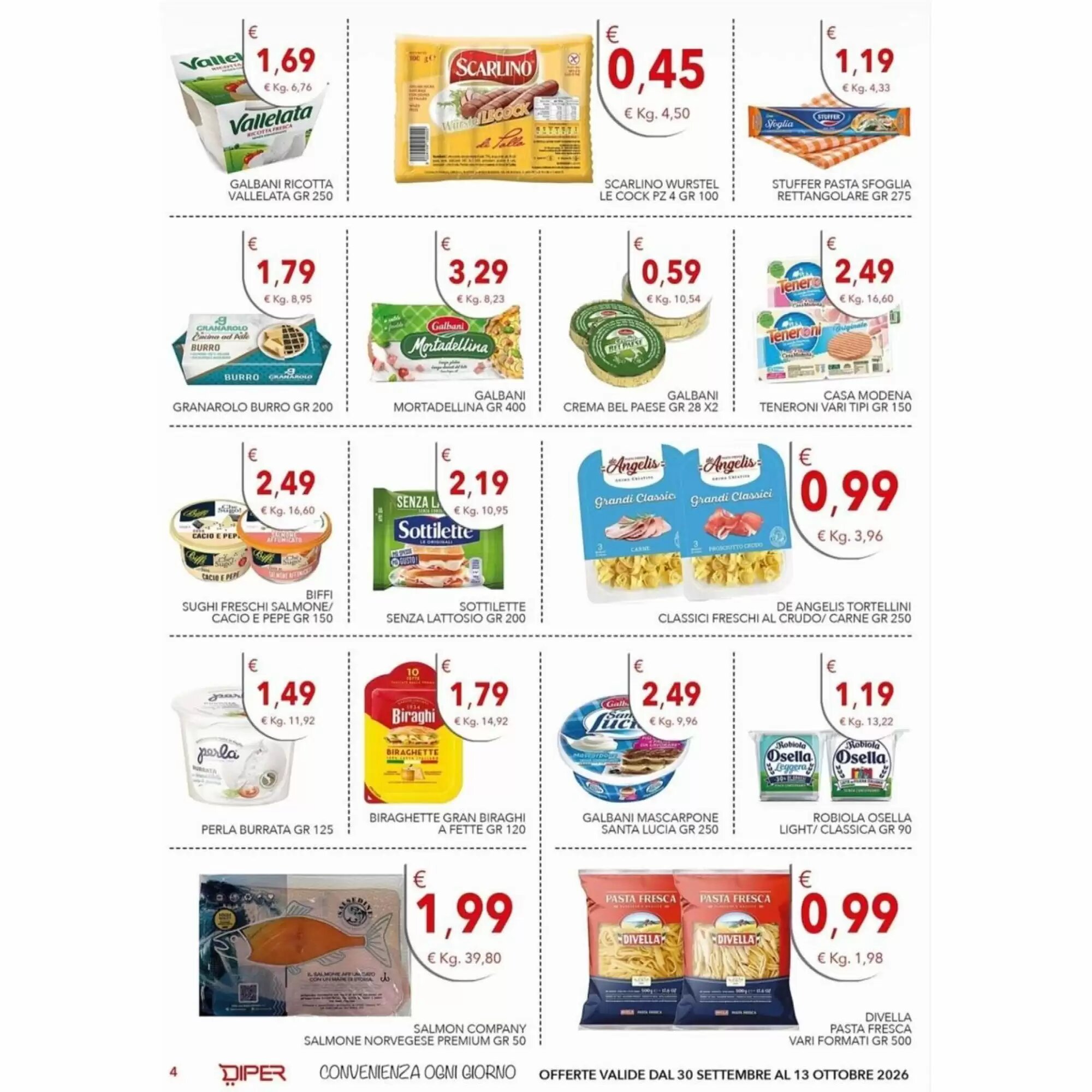 Volantino promozionale Diper  valide dal 30/09/2026 - Pagina 4.