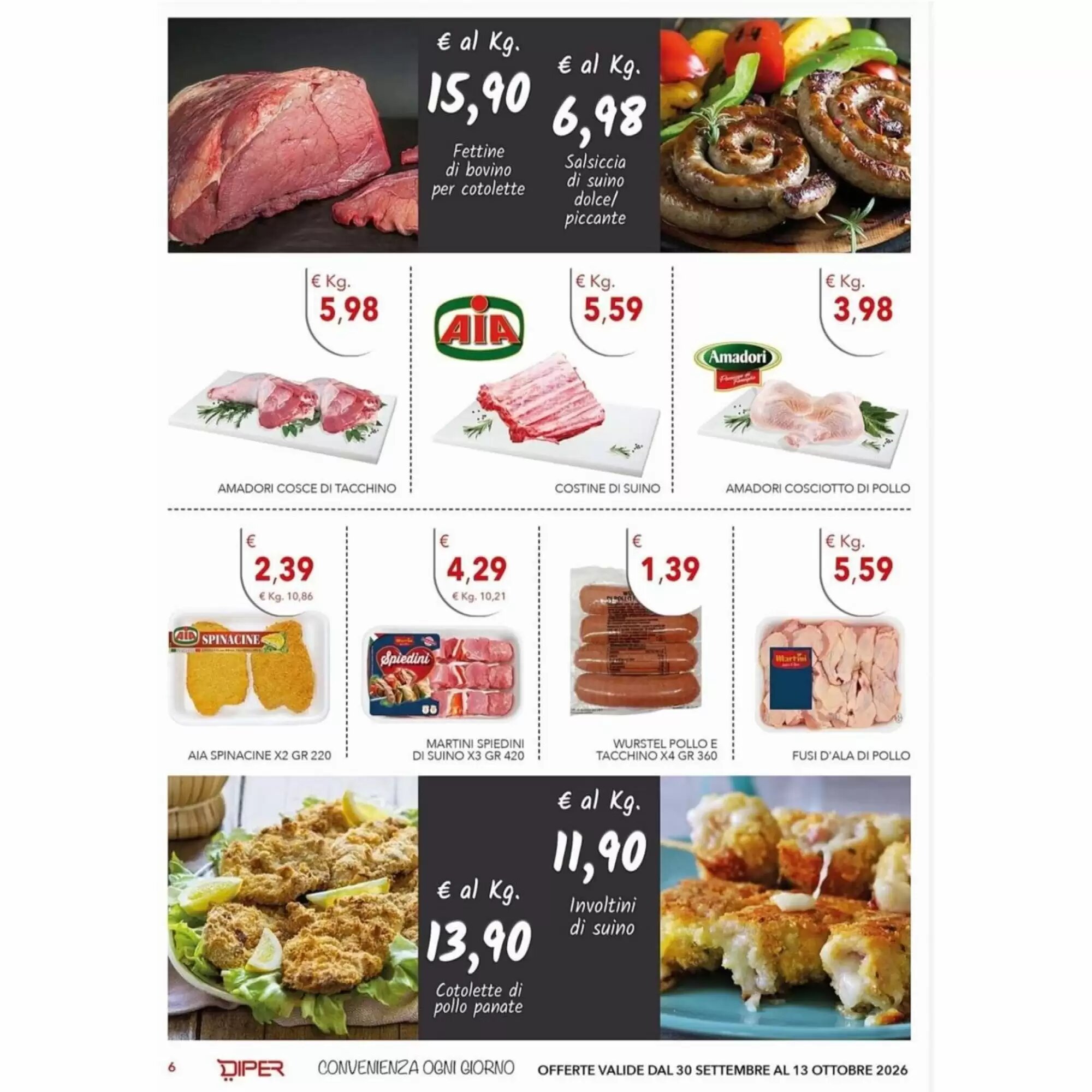 Volantino promozionale Diper  valide dal 30/09/2026 - Pagina 6.