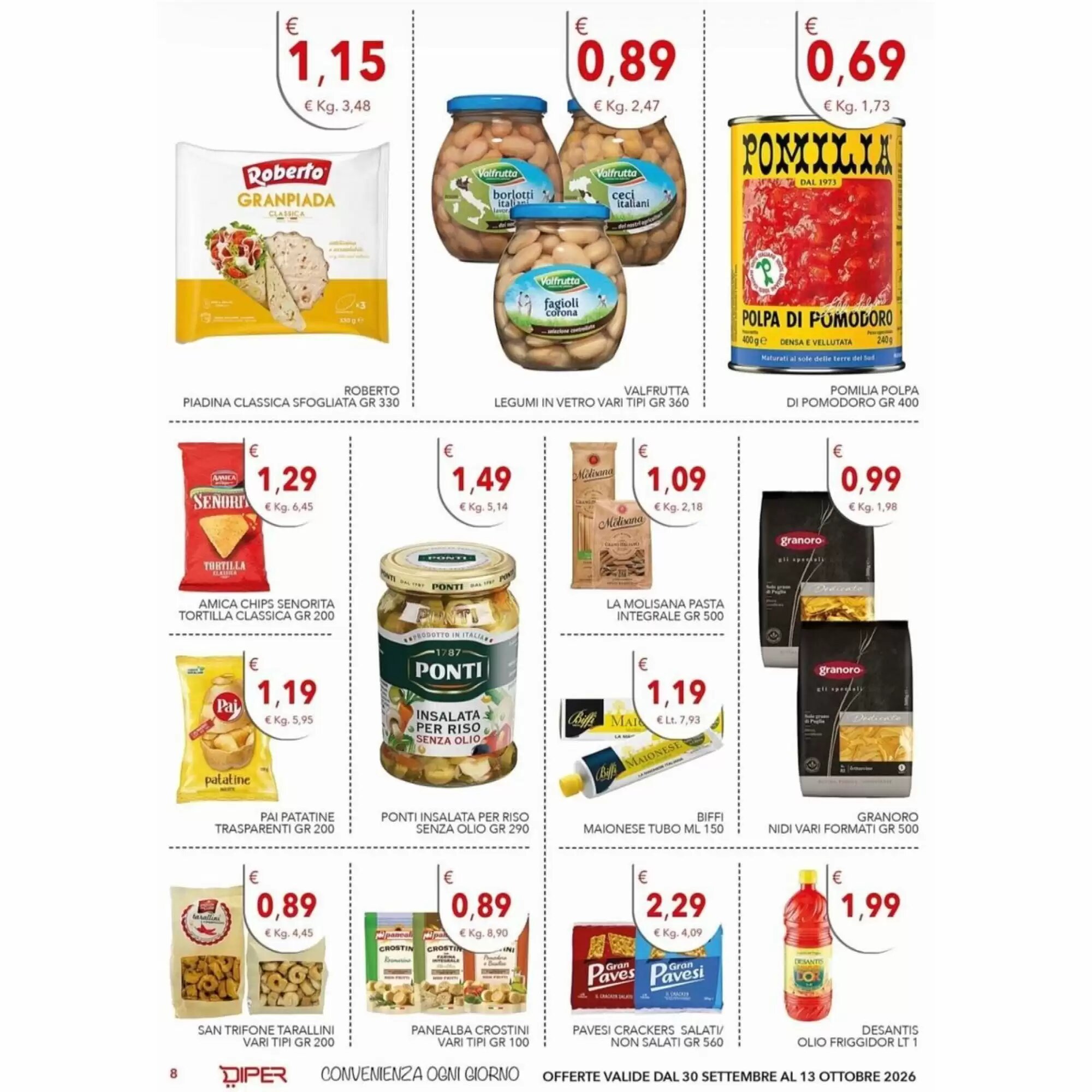 Volantino promozionale Diper  valide dal 30/09/2026 - Pagina 8.