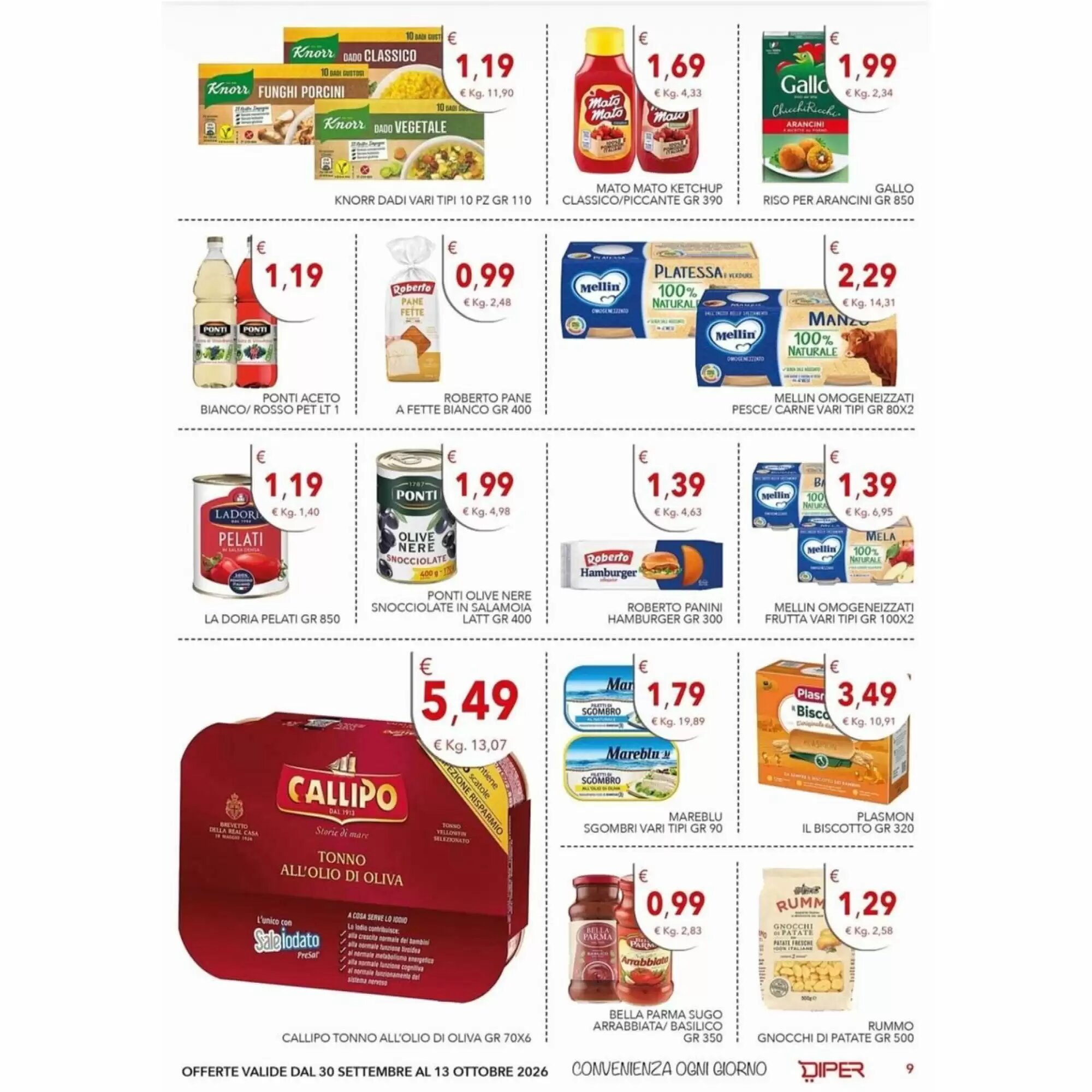 Volantino promozionale Diper  valide dal 30/09/2026 - Pagina 9.