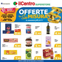 Volantino promozionale Il Centro Superstore  valide dal 30/09/2026