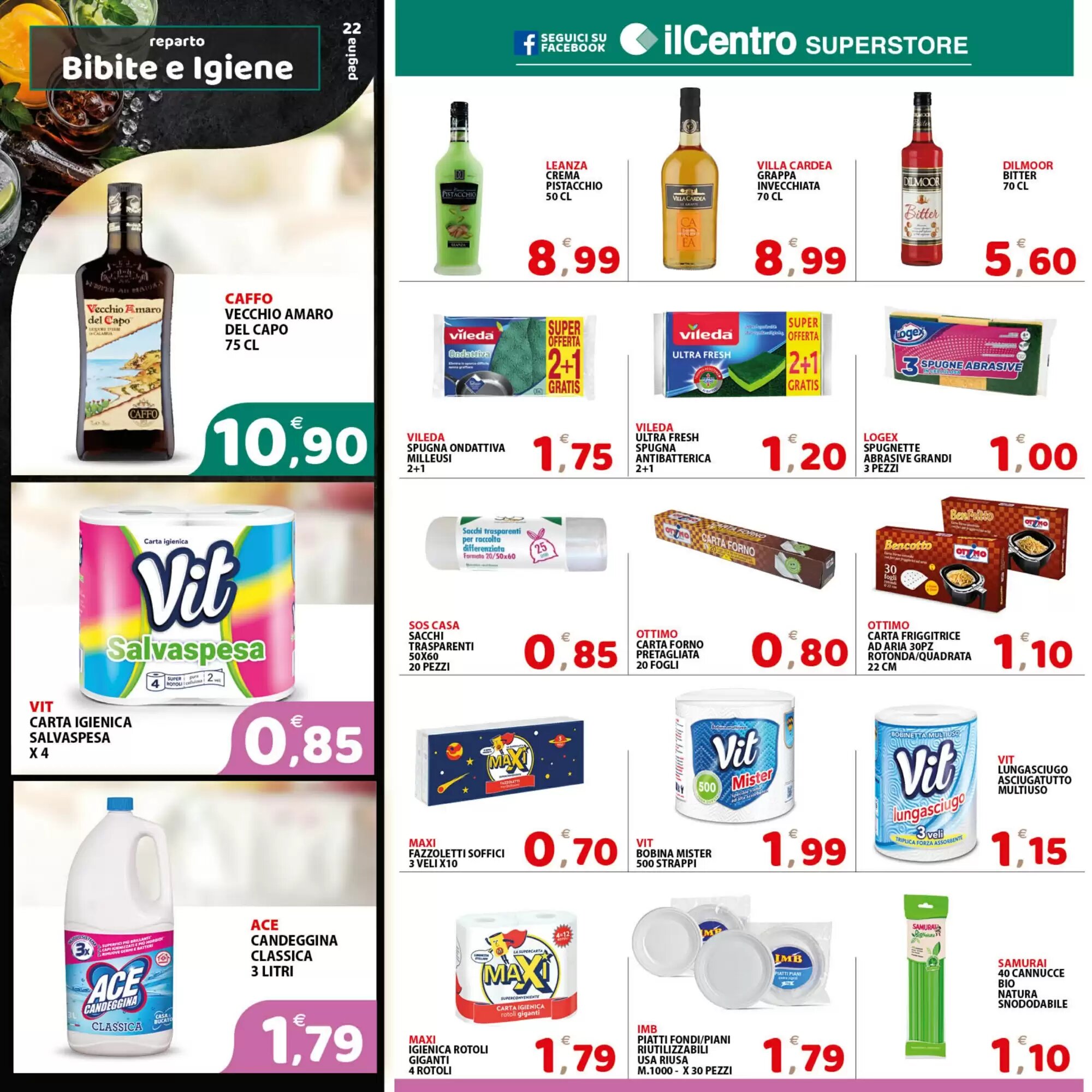 Volantino promozionale Il Centro Superstore  valide dal 30/09/2026 - Pagina 22.