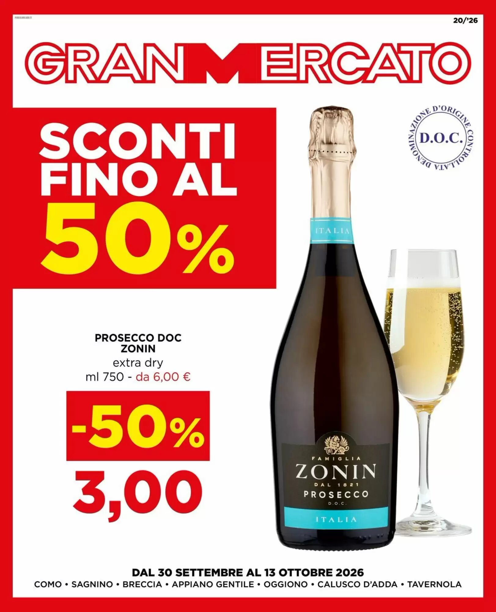 Volantino promozionale Gran mercato valide dal 30/09/2026 - Pagina 1.