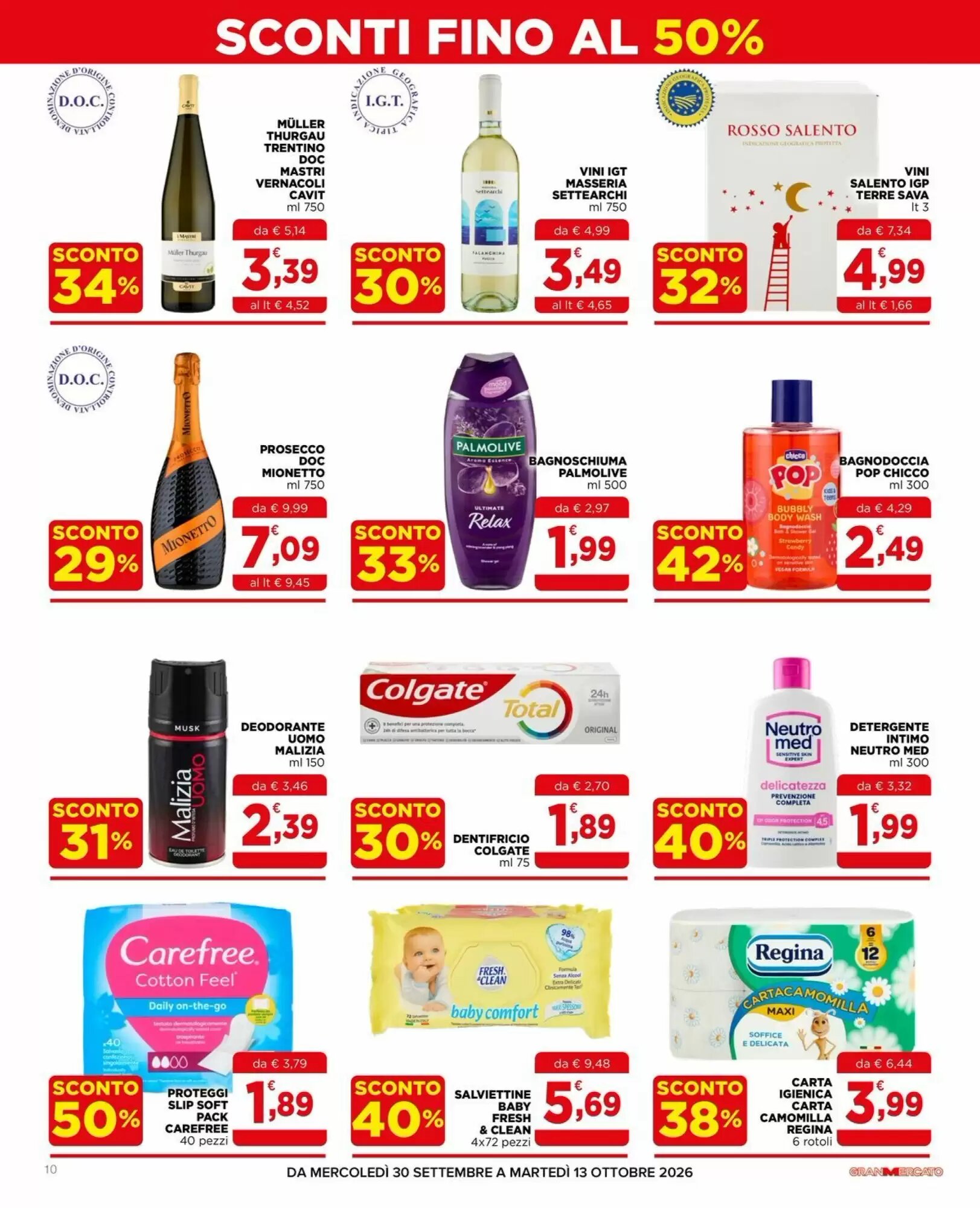 Volantino promozionale Gran mercato  valide dal 30/09/2026 - Pagina 10.