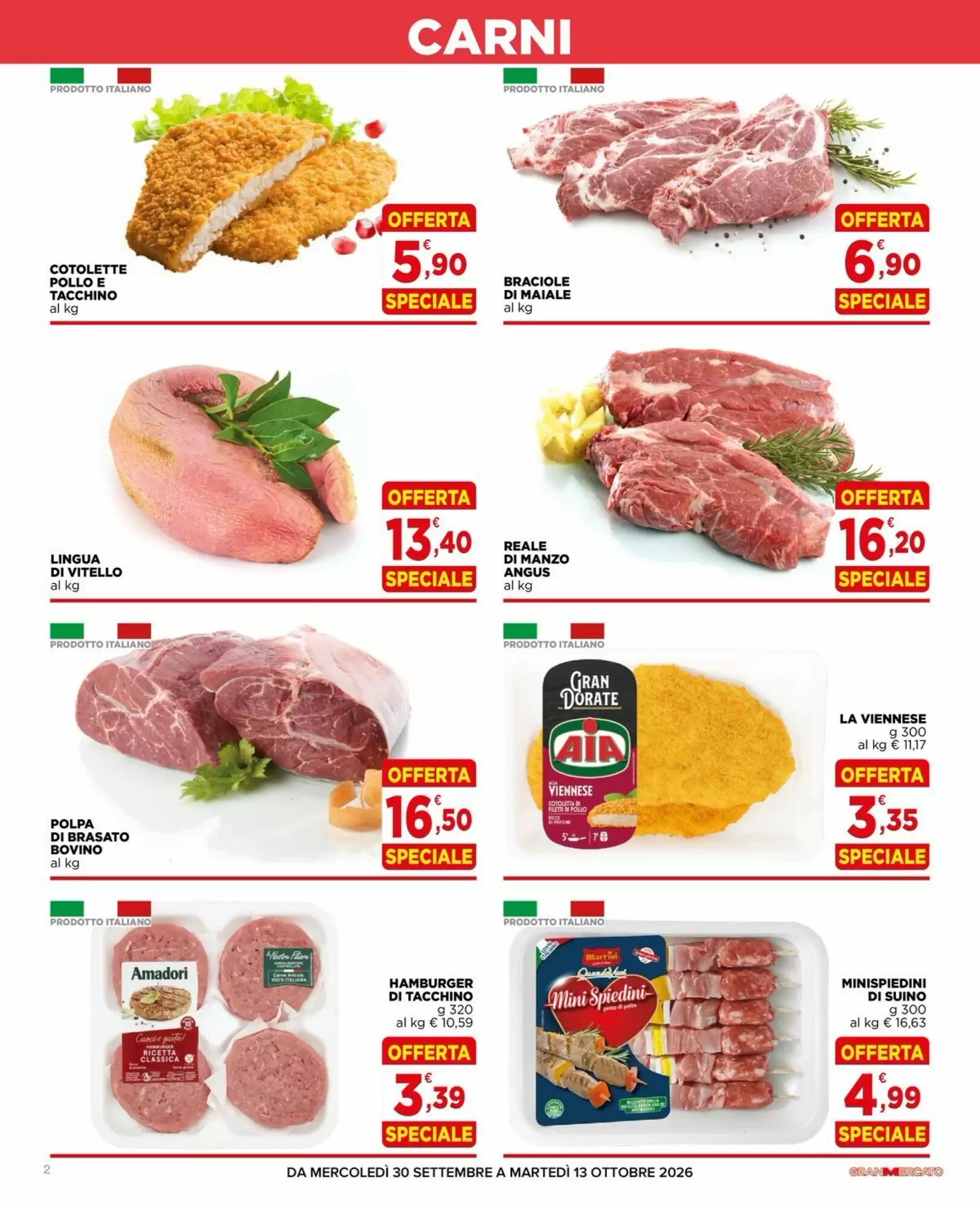 Volantino promozionale Gran mercato  valide dal 30/09/2026 - Pagina 2.