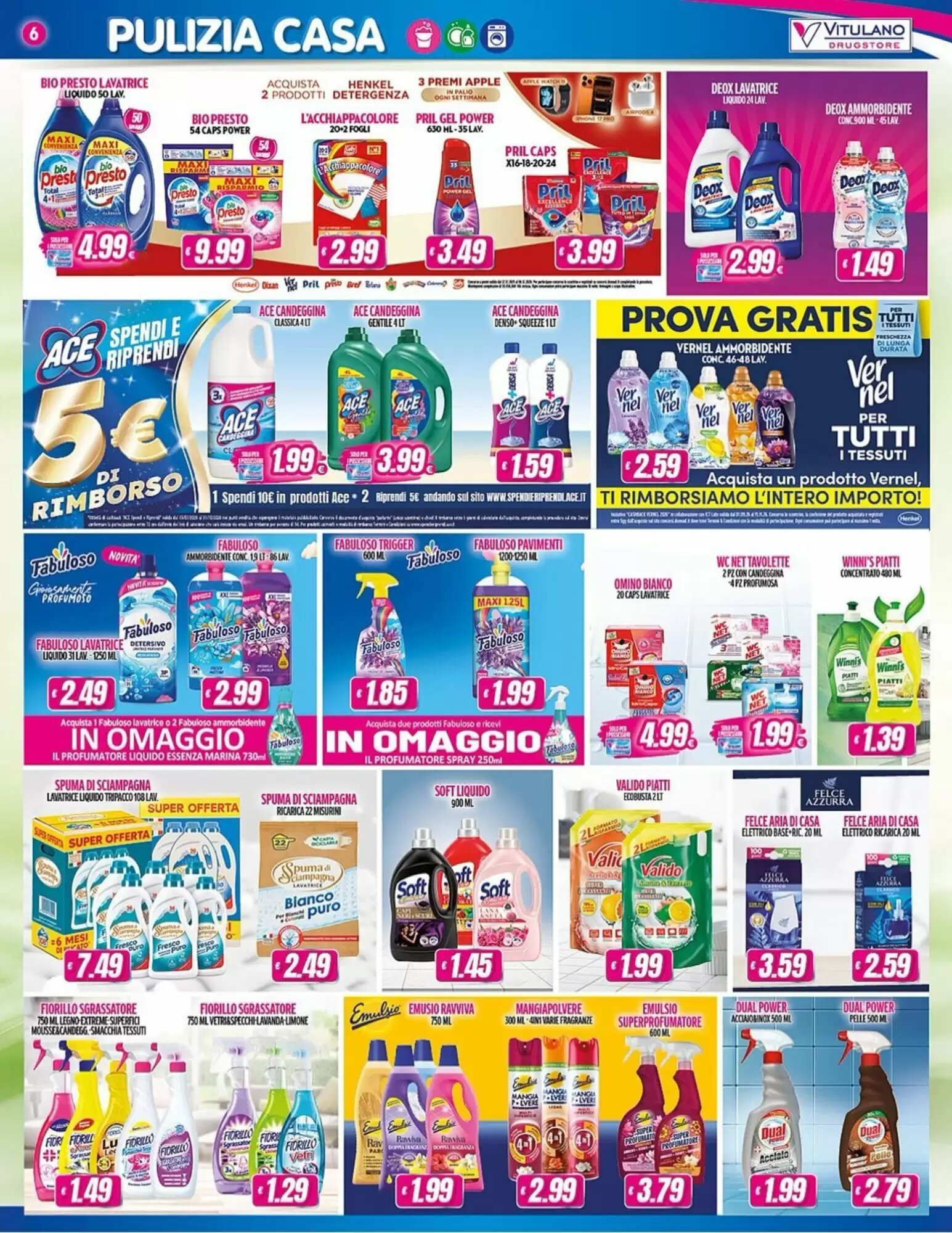 Volantino promozionale Vitulano Drugstore  valide dal 30/09/2026 - Pagina 6.
