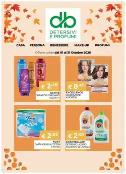 Volantino promozionale DB detersivi  valide dal 01/10/2026