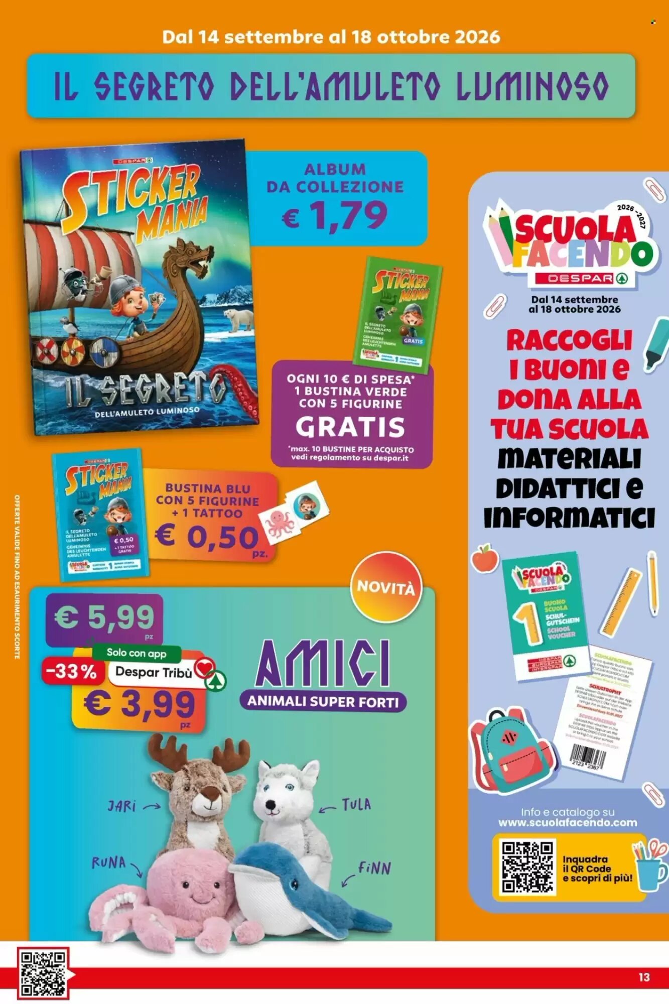 Volantino promozionale Despar  valide dal 01/10/2026 - Pagina 13.