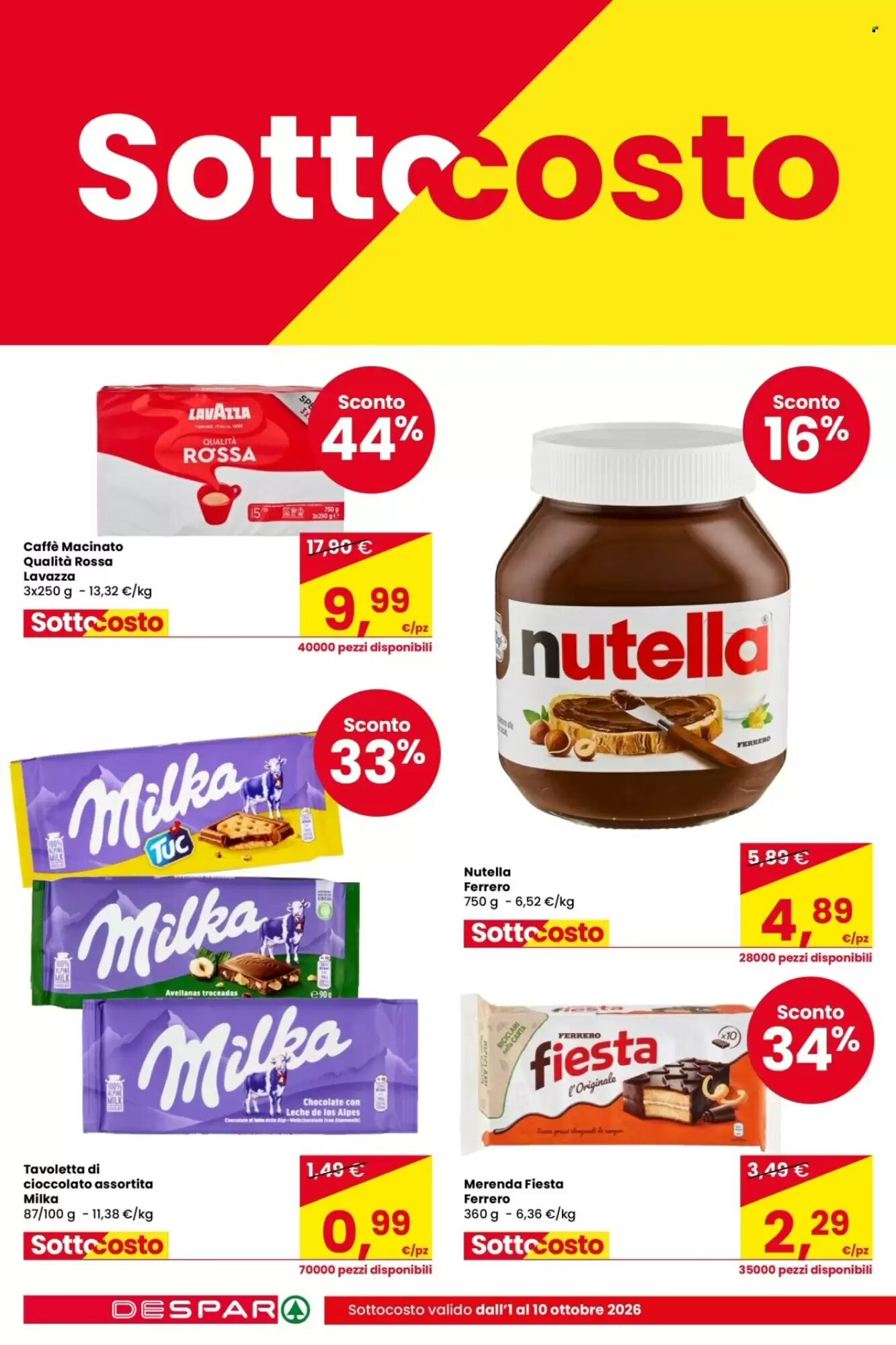 Volantino promozionale Despar  valide dal 01/10/2026 - Pagina 4.