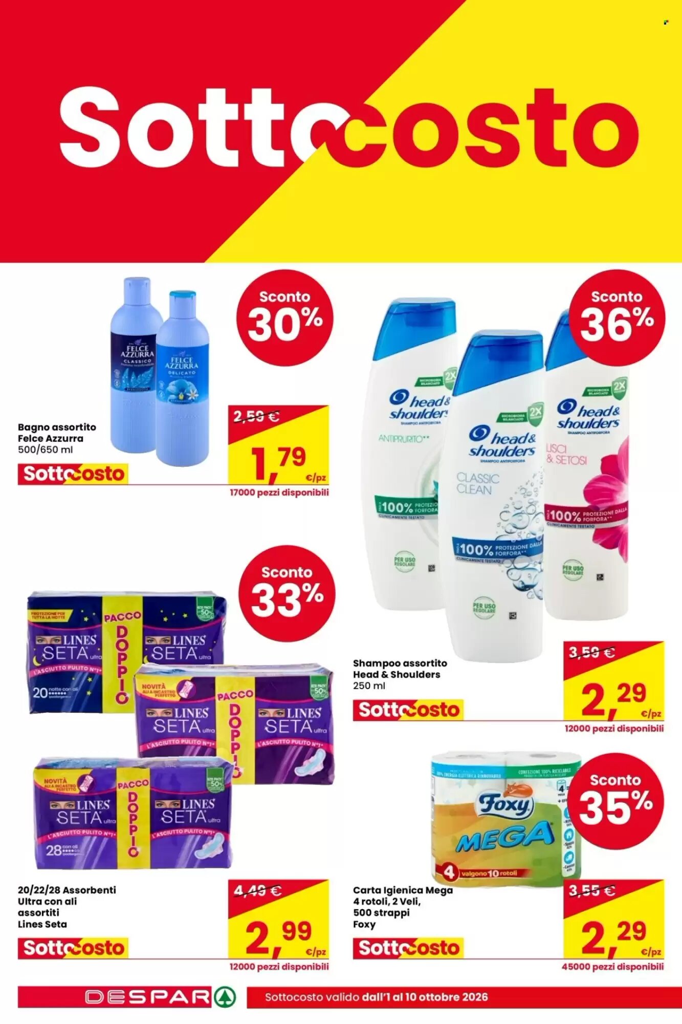 Volantino promozionale Despar  valide dal 01/10/2026 - Pagina 6.