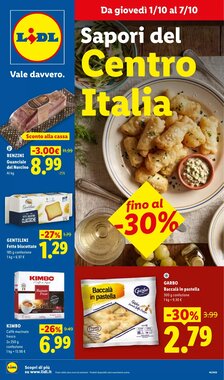 Volantino promozionale Lidl  valide dal 01/10/2026