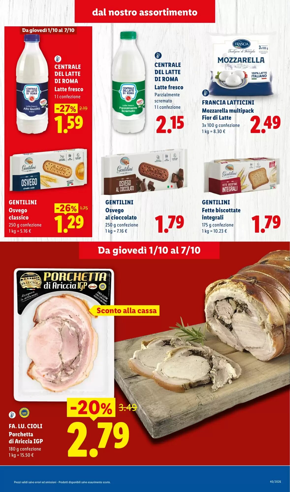 Volantino promozionale Lidl  valide dal 01/10/2026 - Pagina 3.