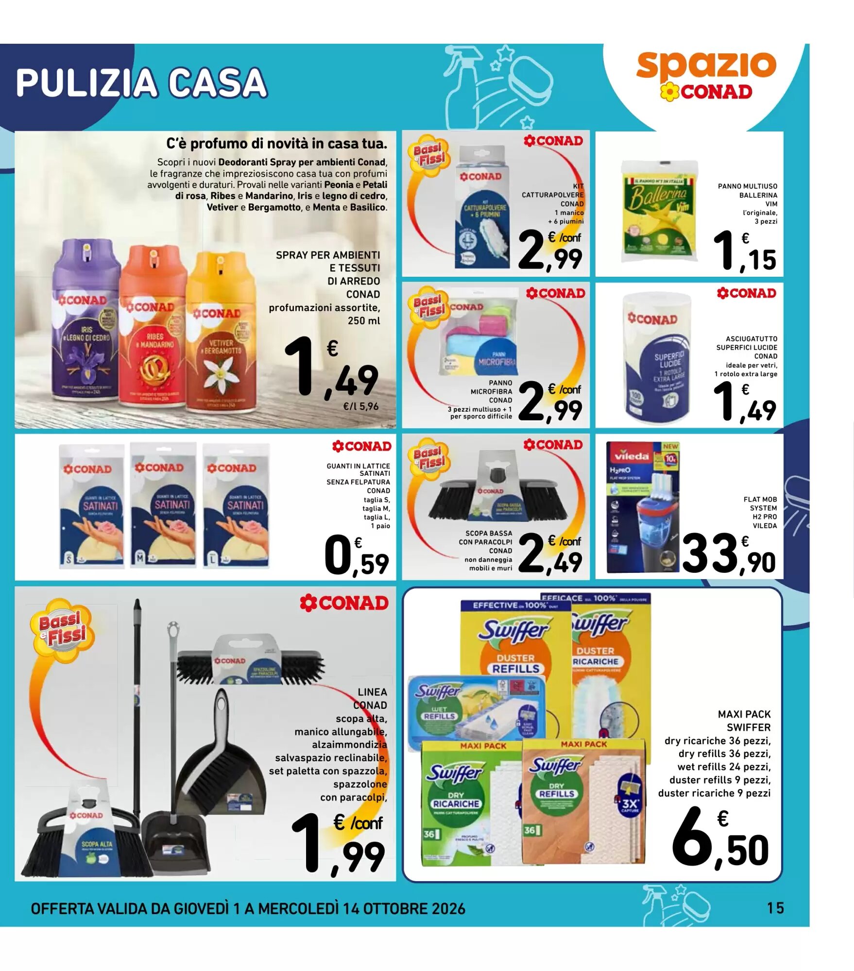 Volantino promozionale Spazio Conad  valide dal 01/10/2026 - Pagina 15.