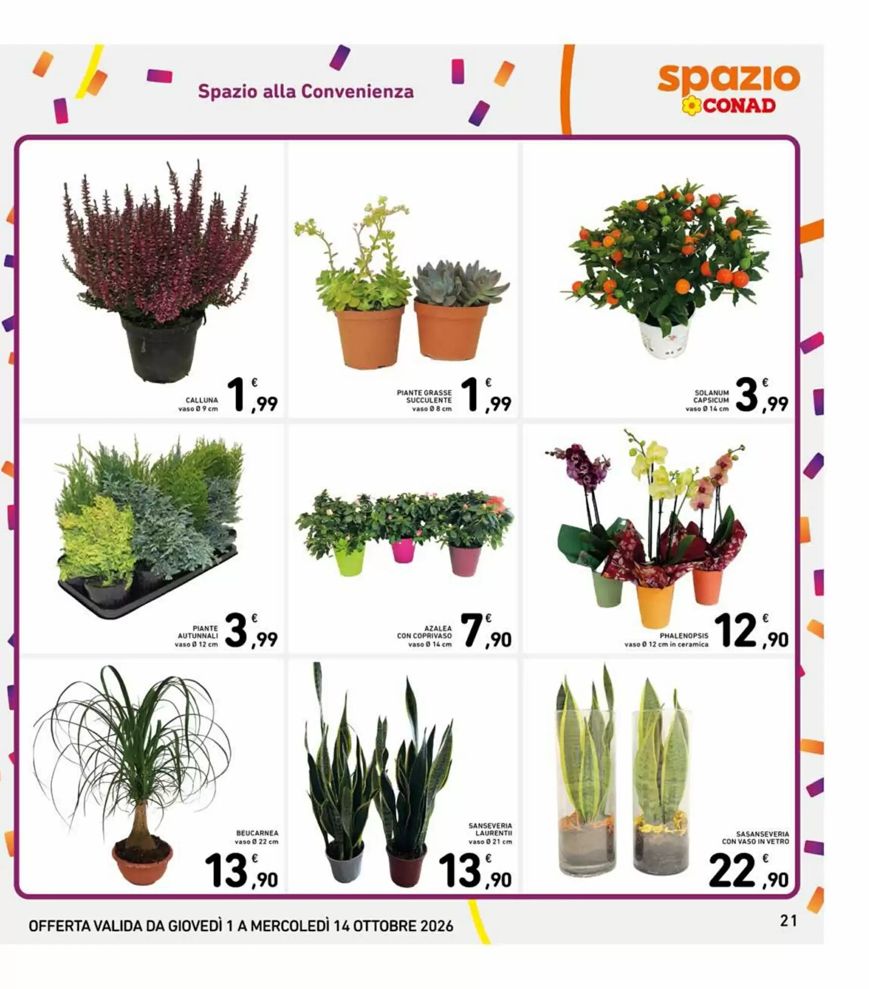 Volantino promozionale Spazio Conad  valide dal 01/10/2026 - Pagina 21.