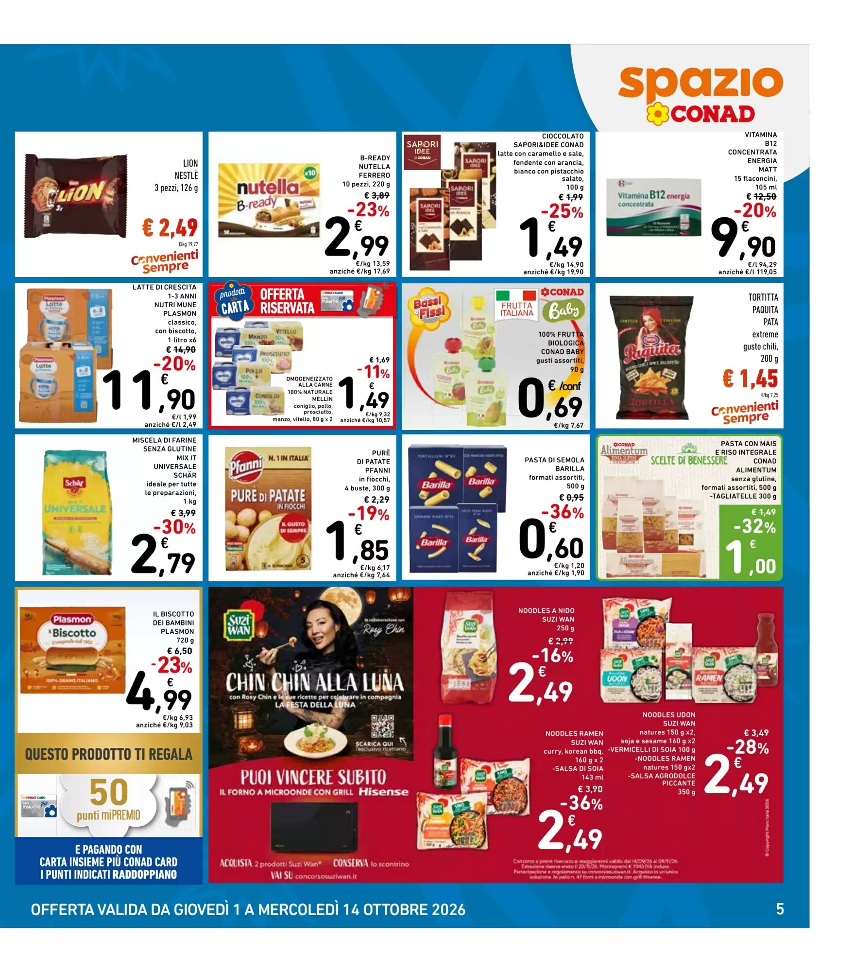 Volantino promozionale Spazio Conad  valide dal 01/10/2026 - Pagina 5.