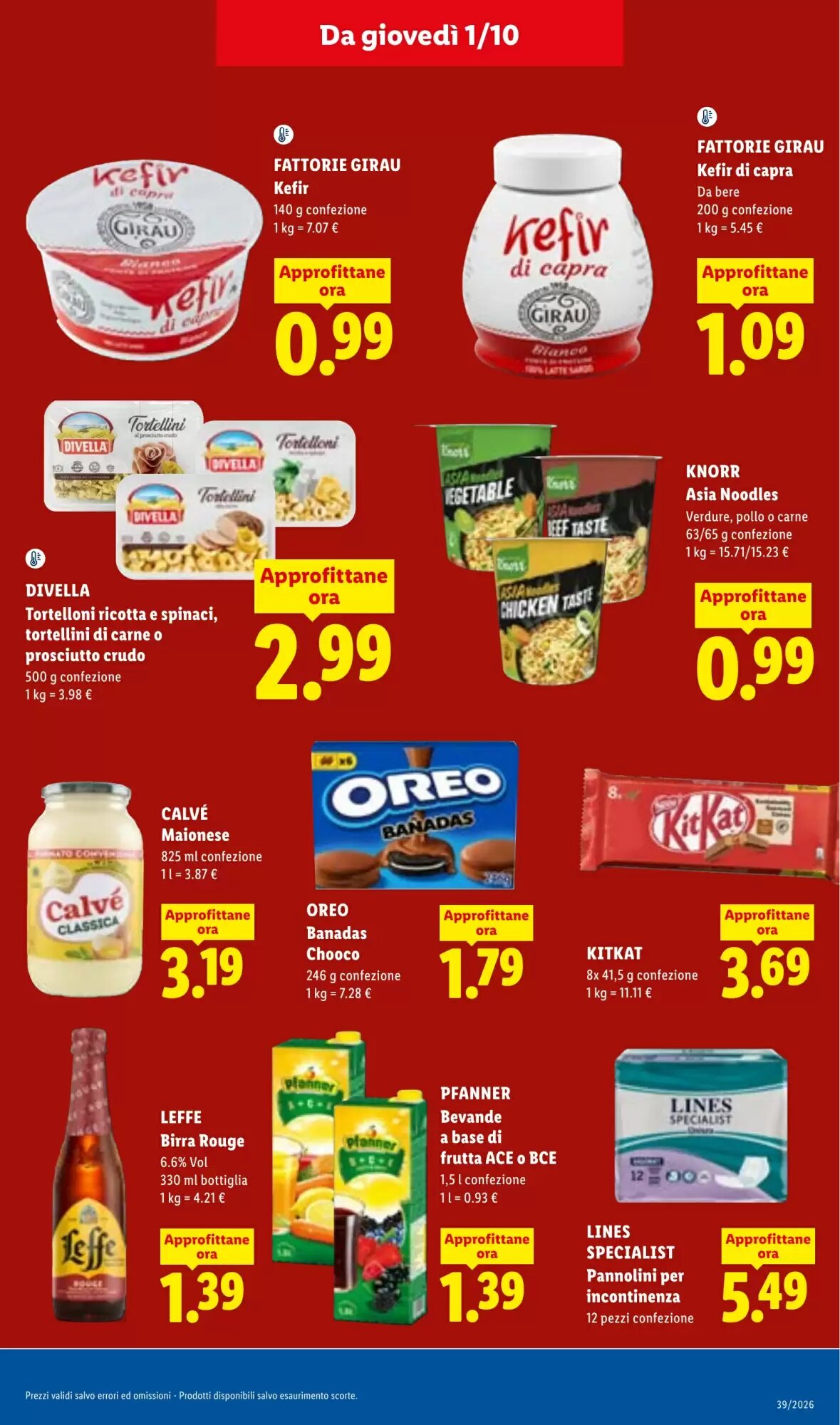 Volantino promozionale Lidl  valide dal 01/10/2026 - Pagina 17.