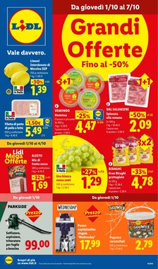 Volantino promozionale Lidl  valide dal 01/10/2026