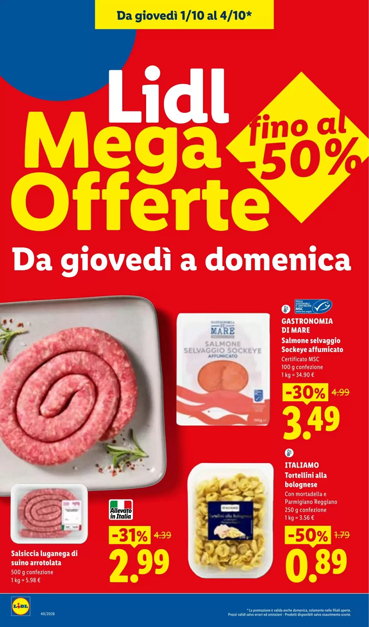 Volantino promozionale Lidl  valide dal 01/10/2026 - Pagina 2.