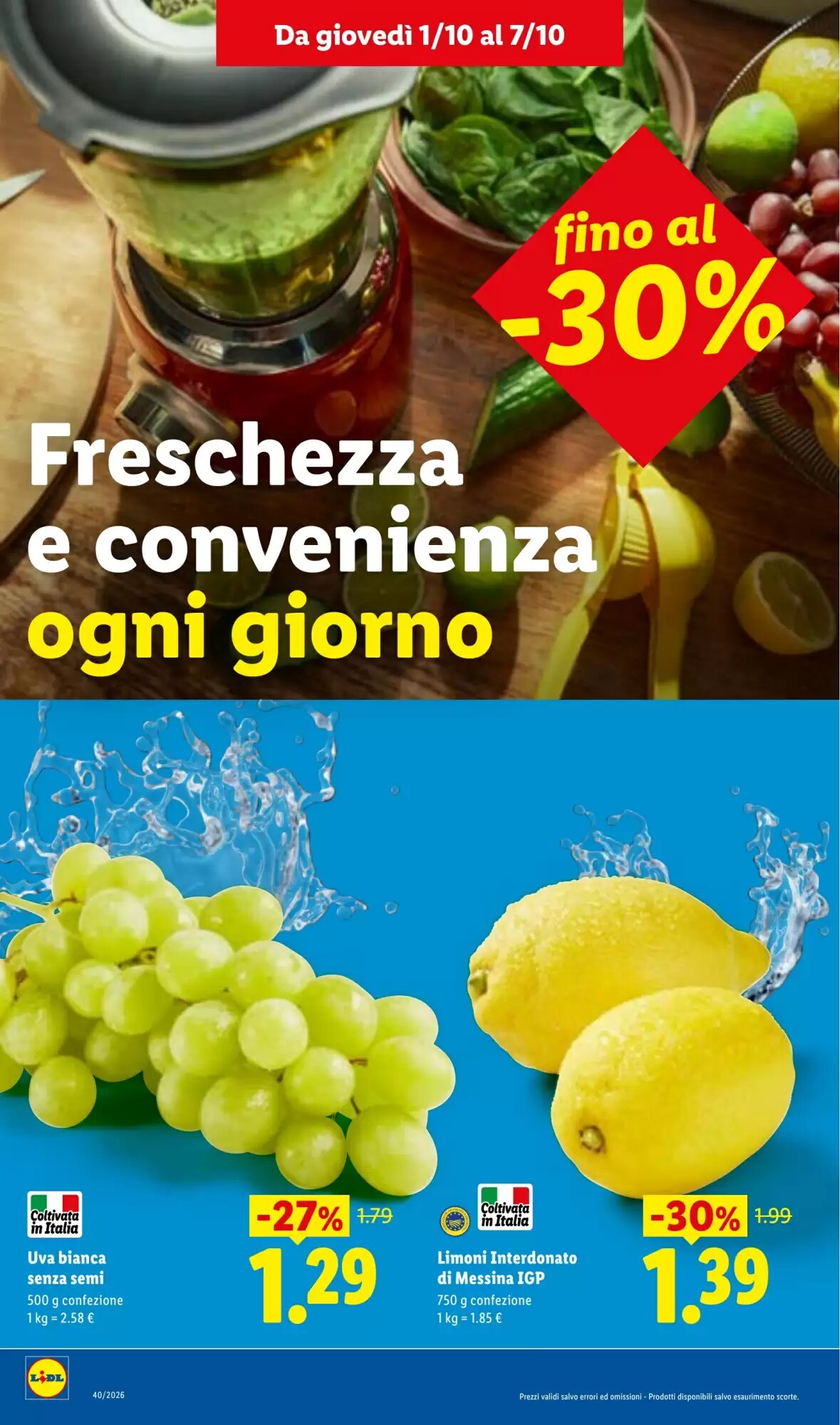 Volantino promozionale Lidl  valide dal 01/10/2026 - Pagina 4.