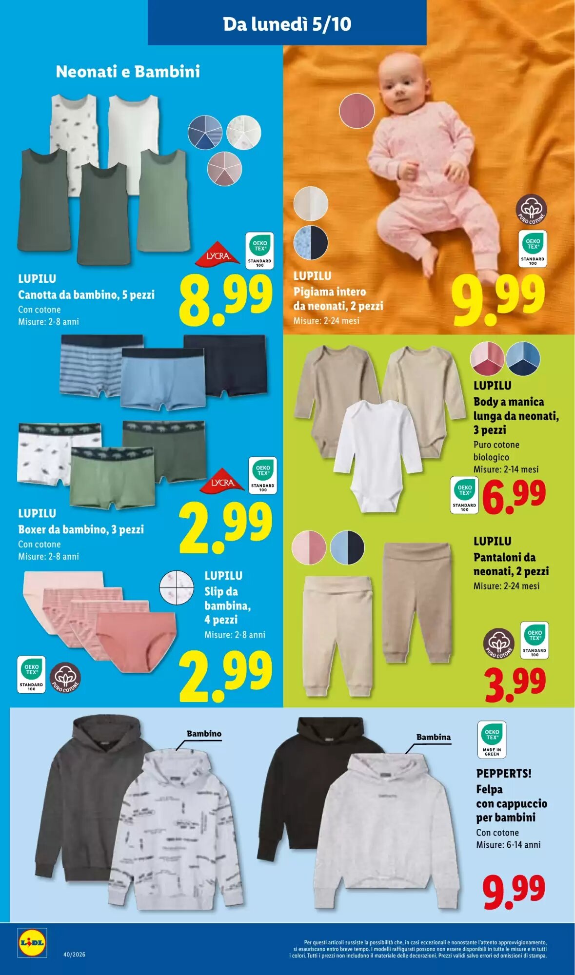 Volantino promozionale Lidl  valide dal 01/10/2026 - Pagina 40.