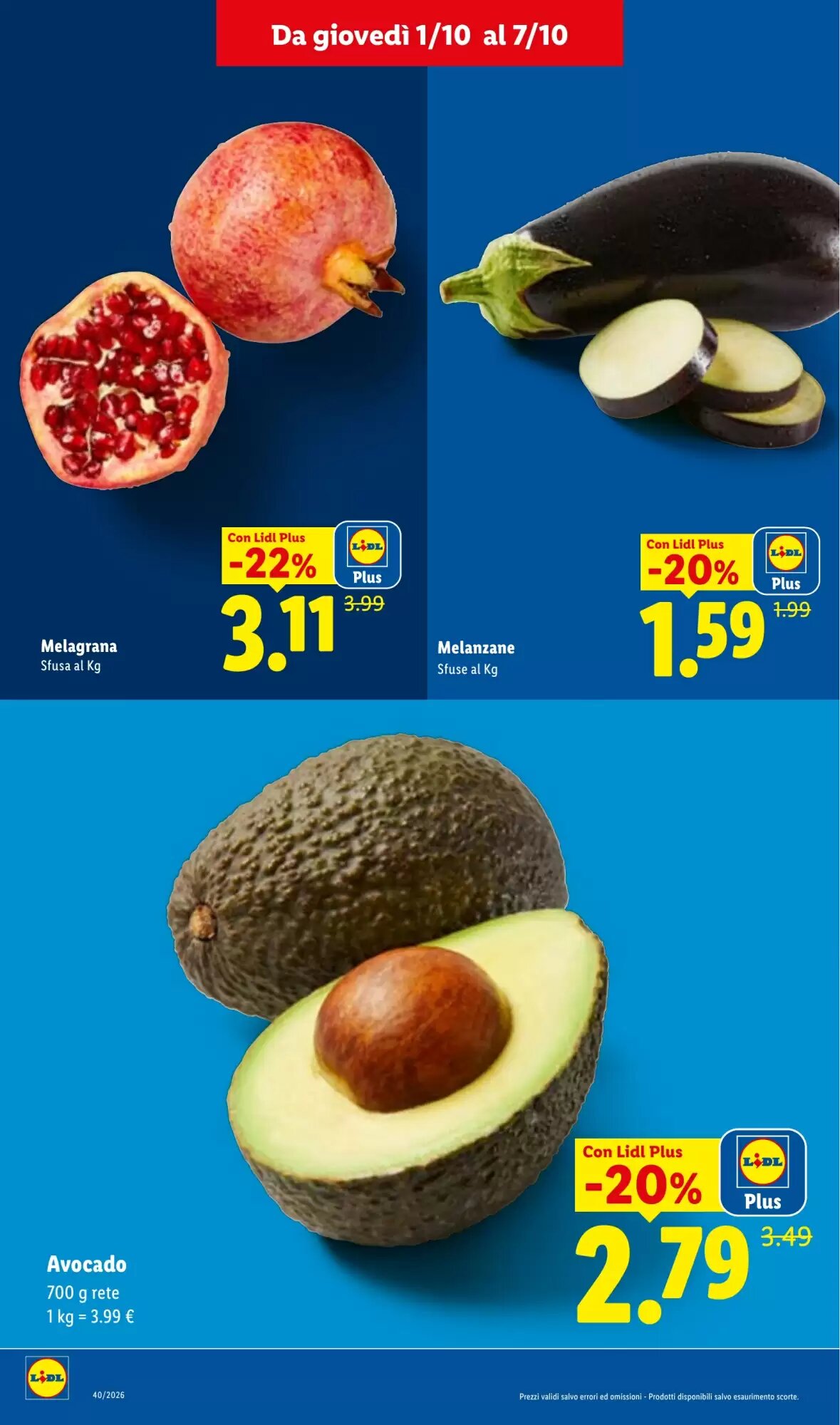 Volantino promozionale Lidl  valide dal 01/10/2026 - Pagina 6.