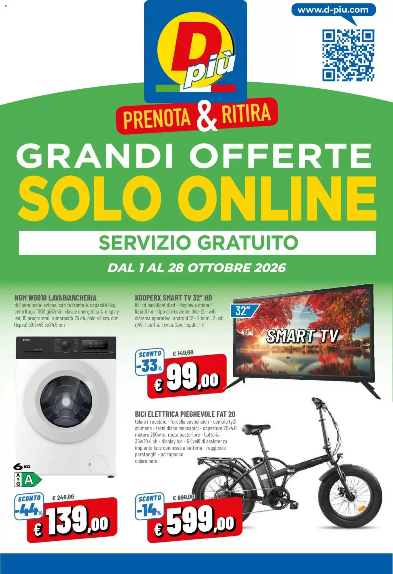 Volantino promozionale DPiù  valide dal 01/10/2026 - Pagina 1.