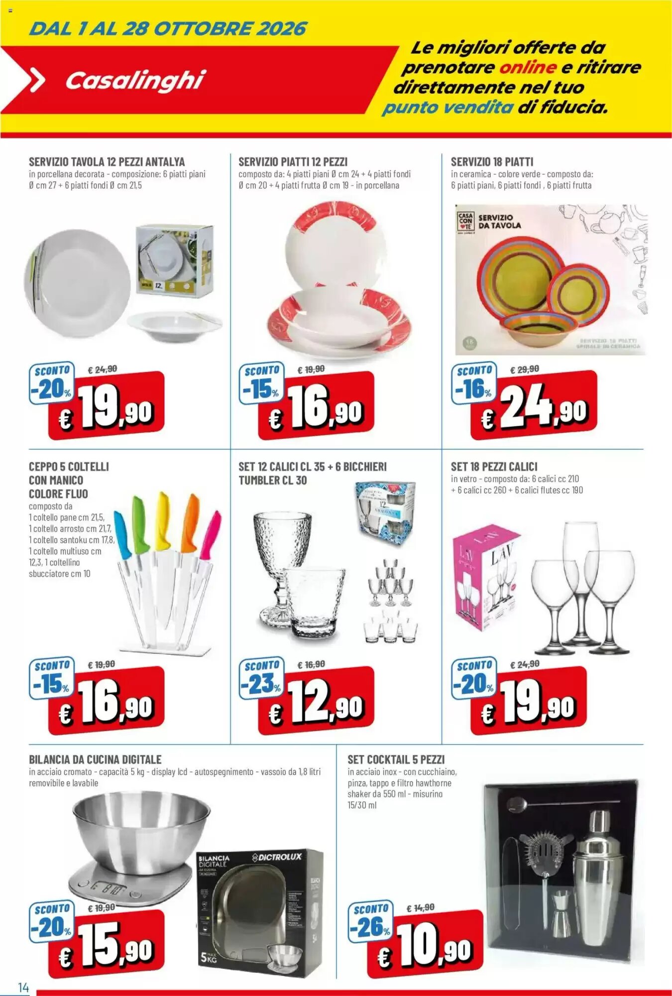 Volantino promozionale DPiù  valide dal 01/10/2026 - Pagina 14.