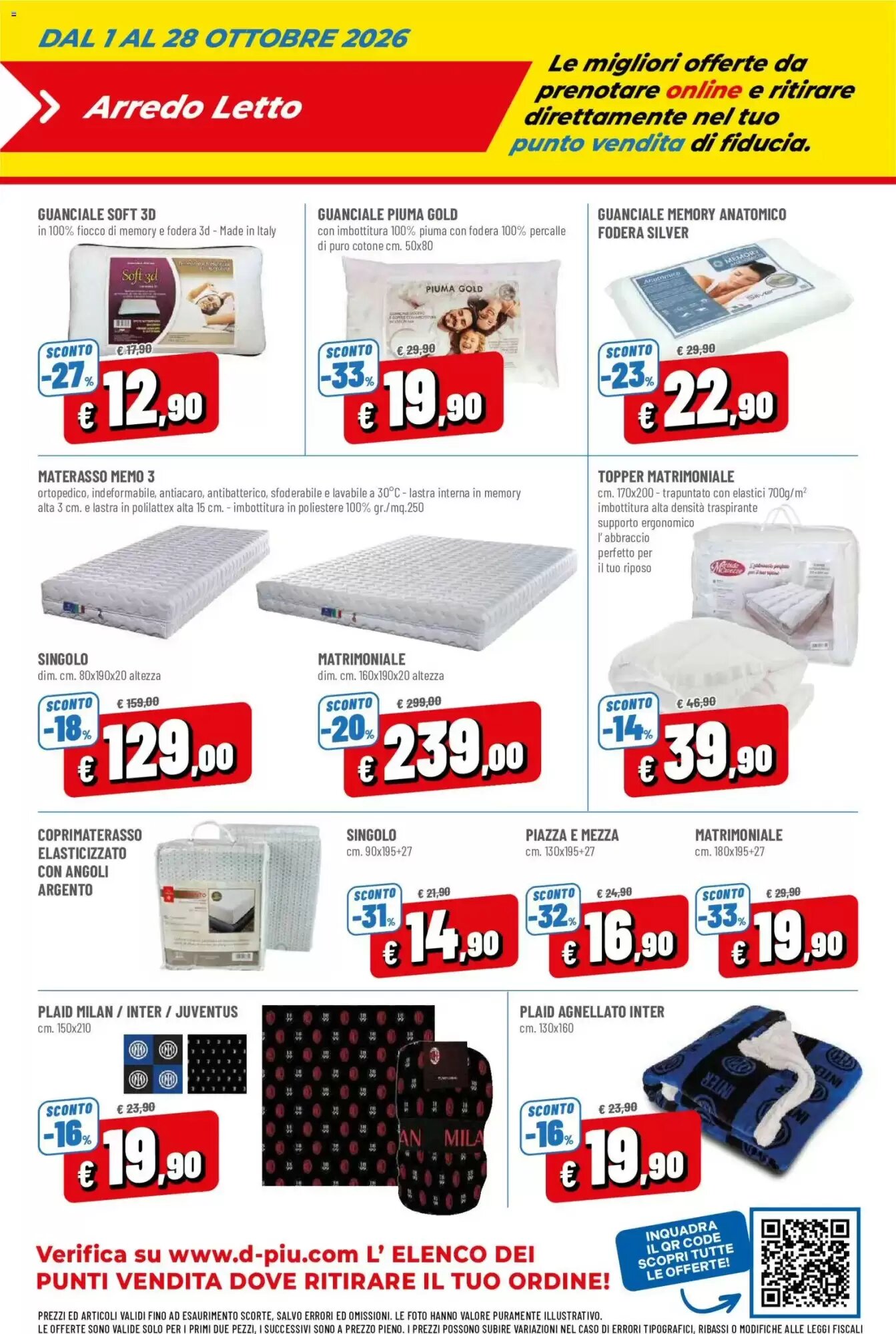 Volantino promozionale DPiù  valide dal 01/10/2026 - Pagina 20.