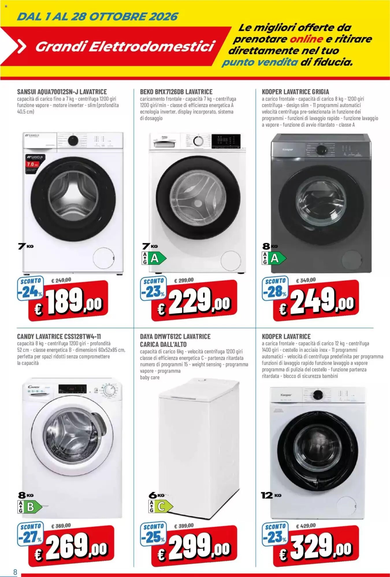 Volantino promozionale DPiù  valide dal 01/10/2026 - Pagina 8.