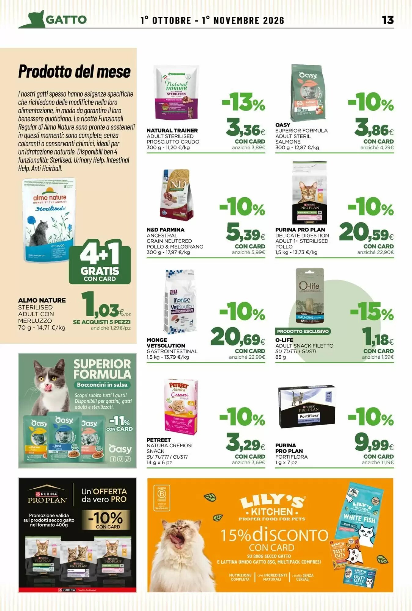 Volantino promozionale L´Isola dei Tesori  valide dal 01/10/2026 - Pagina 13.