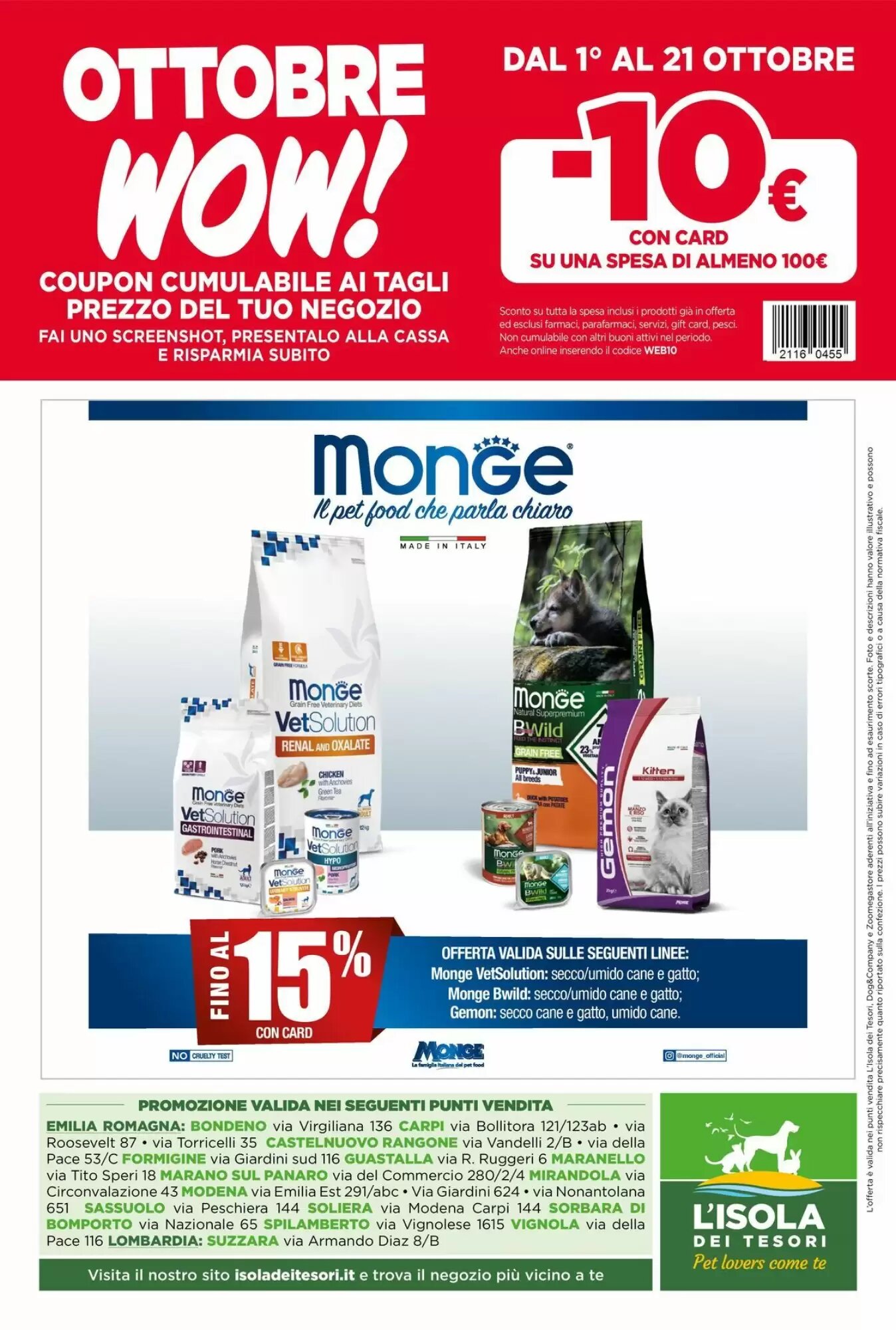 Volantino promozionale L´Isola dei Tesori  valide dal 01/10/2026 - Pagina 17.