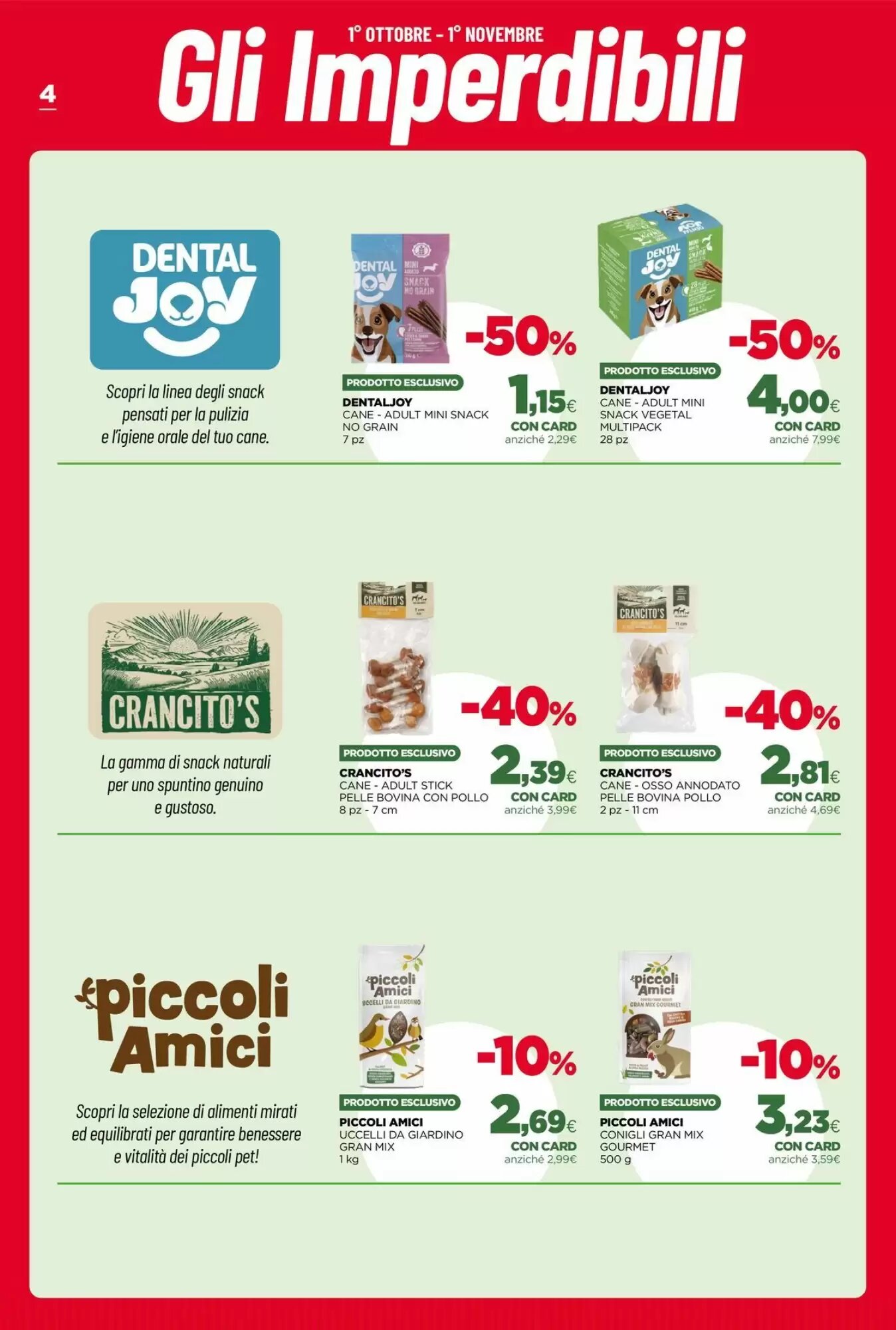 Volantino promozionale L´Isola dei Tesori  valide dal 01/10/2026 - Pagina 4.