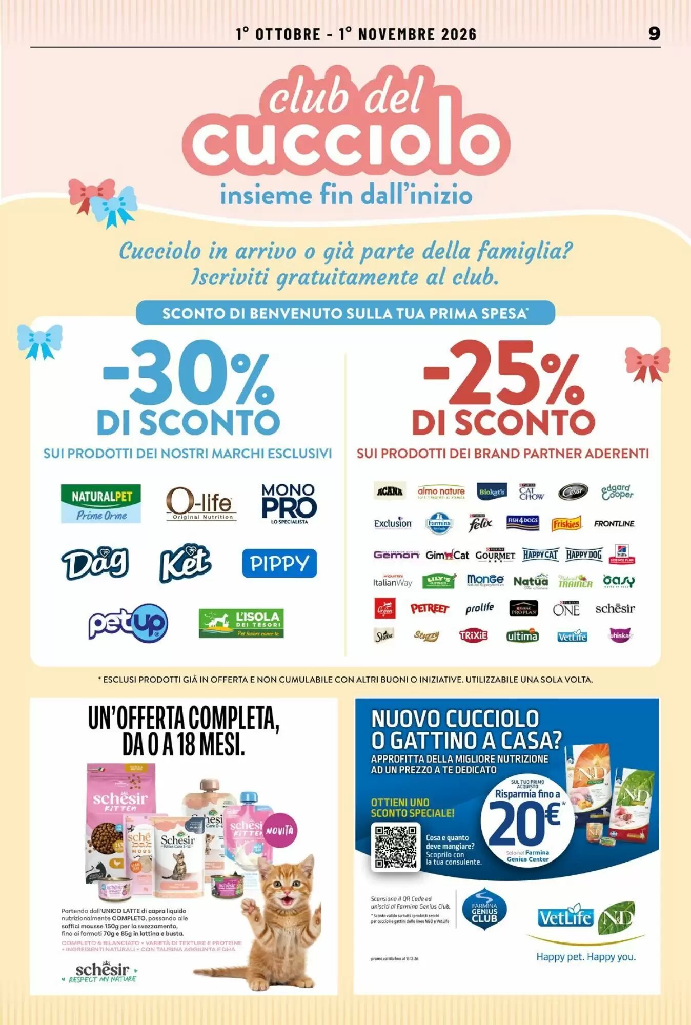 Volantino promozionale L´Isola dei Tesori  valide dal 01/10/2026 - Pagina 9.