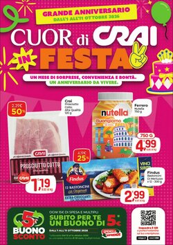 Volantino promozionale Crai  valide dal 01/10/2026