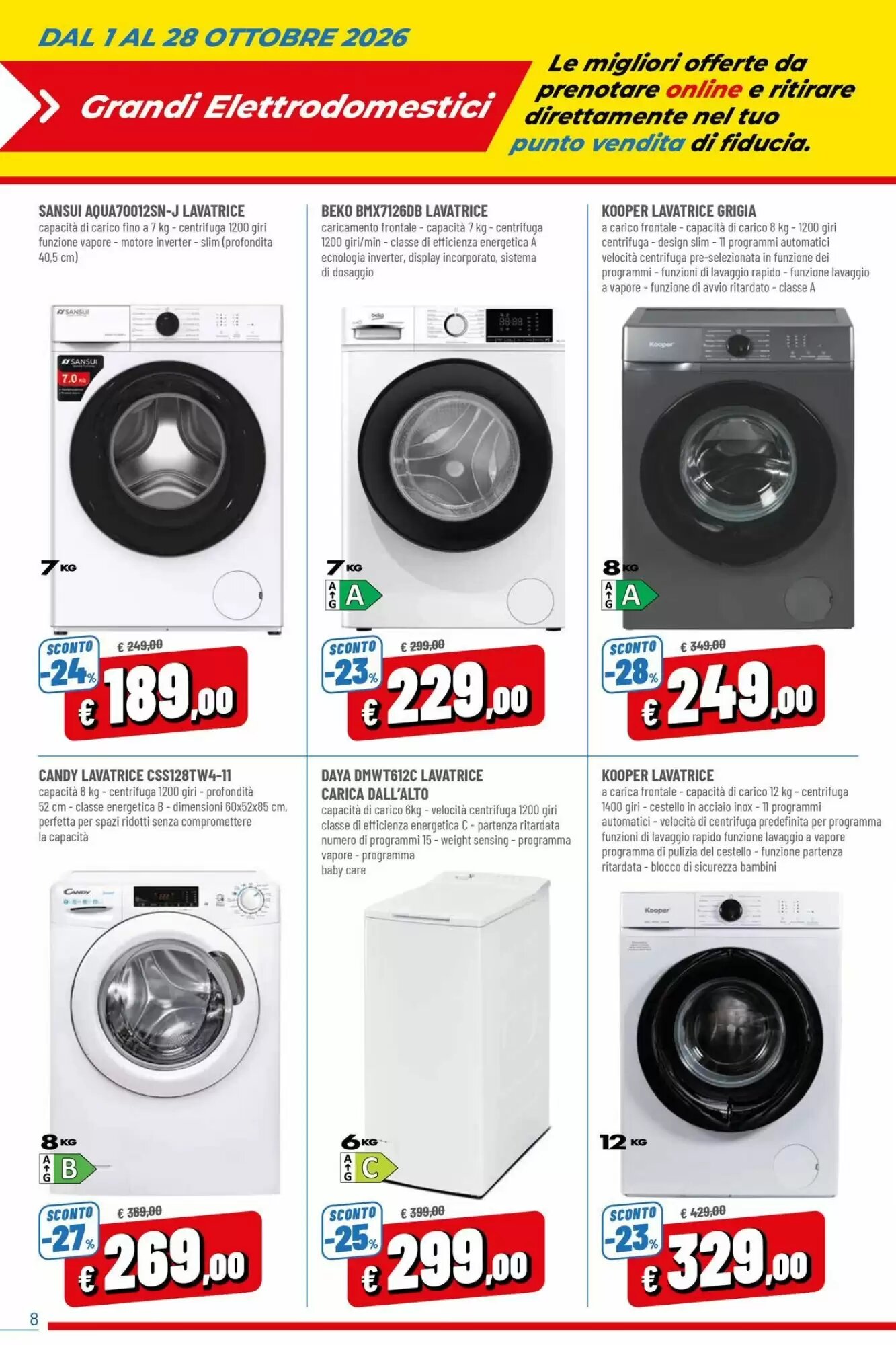 Volantino promozionale Famila  valide dal 01/10/2026 - Pagina 8.