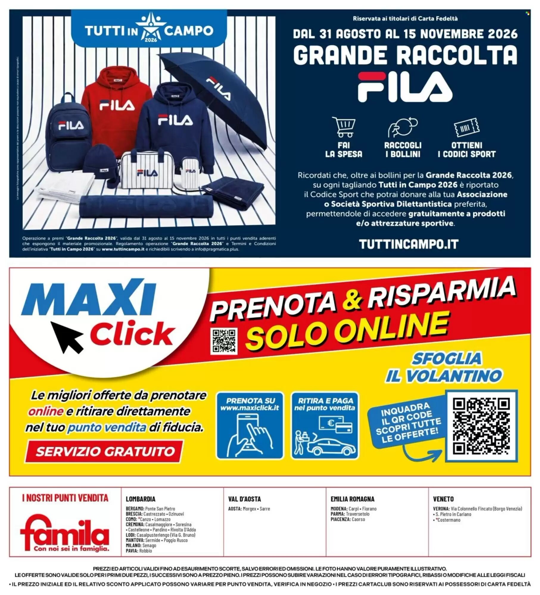 Volantino promozionale Famila  valide dal 01/10/2026 - Pagina 24.