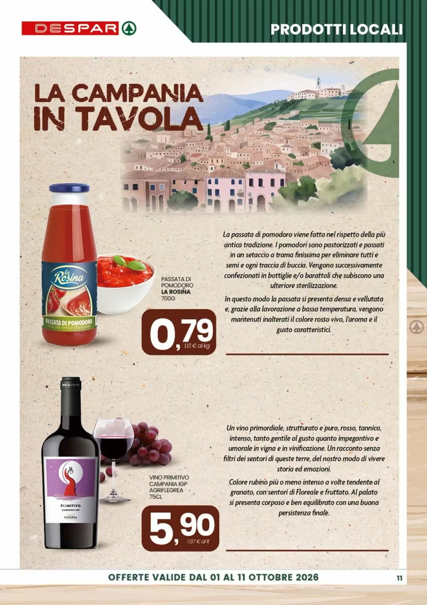 Volantino promozionale Despar  valide dal 01/10/2026 - Pagina 11.