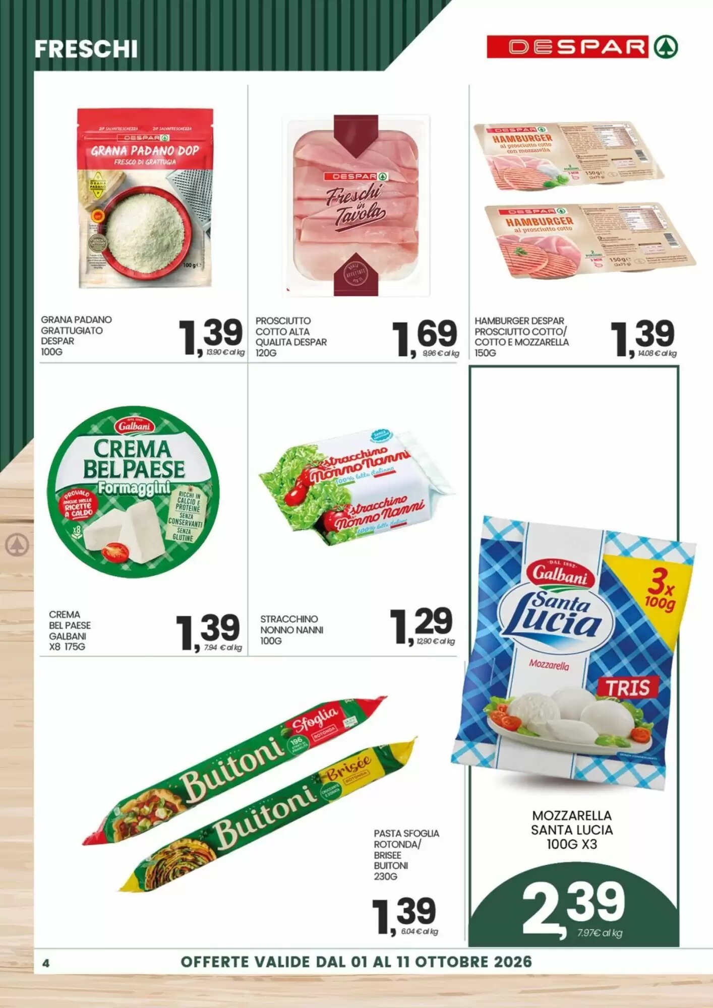 Volantino promozionale Despar  valide dal 01/10/2026 - Pagina 4.