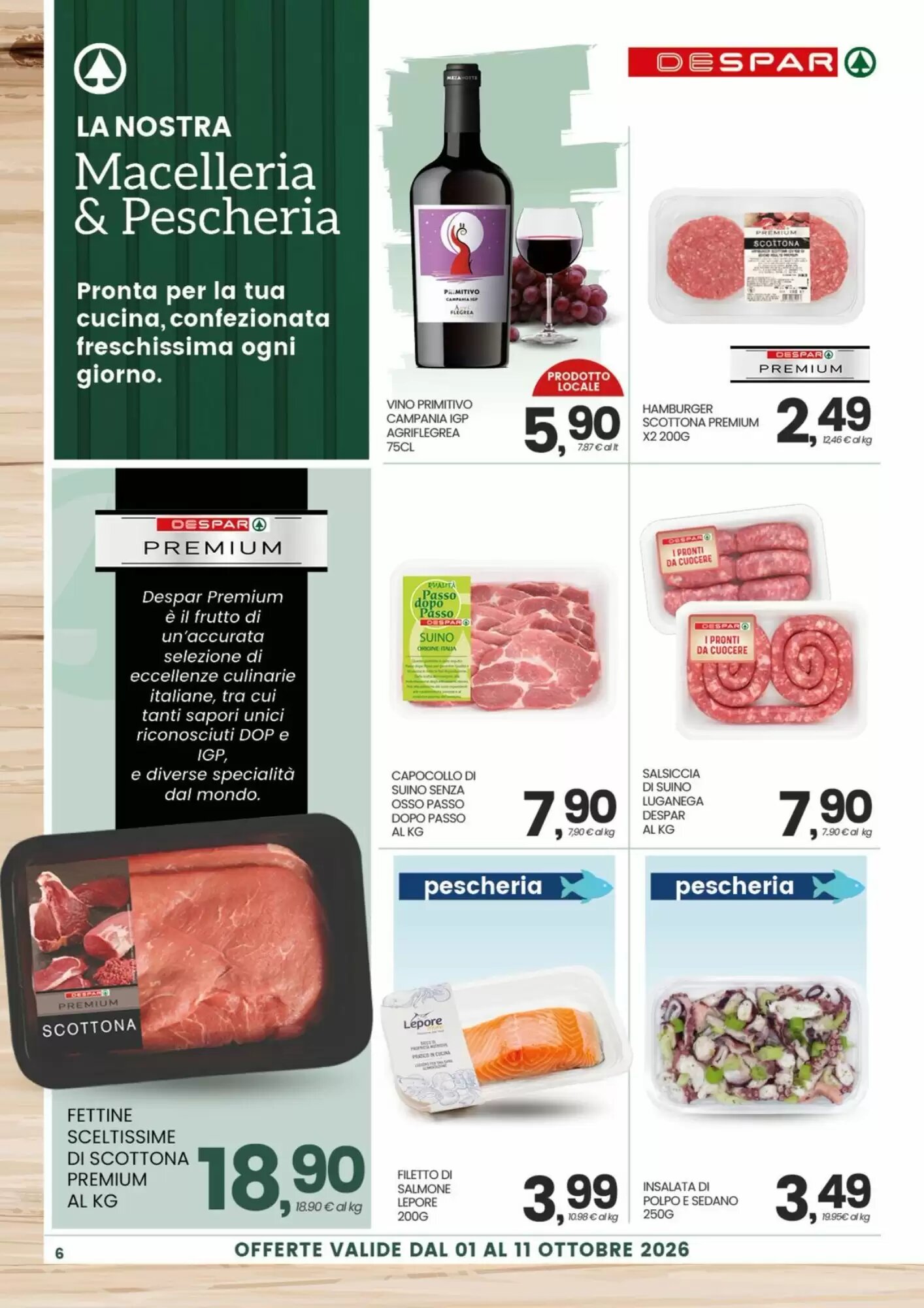 Volantino promozionale Despar  valide dal 01/10/2026 - Pagina 6.