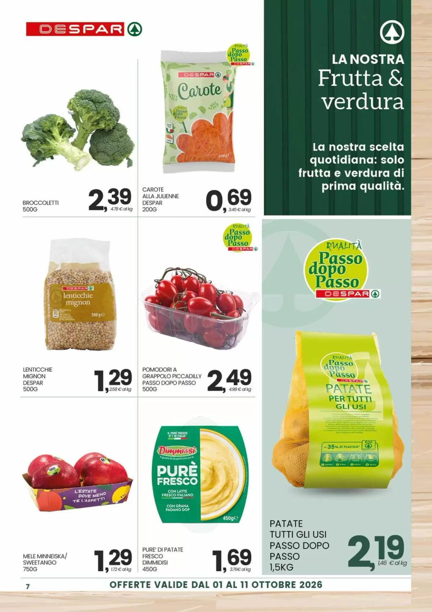 Volantino promozionale Despar  valide dal 01/10/2026 - Pagina 7.