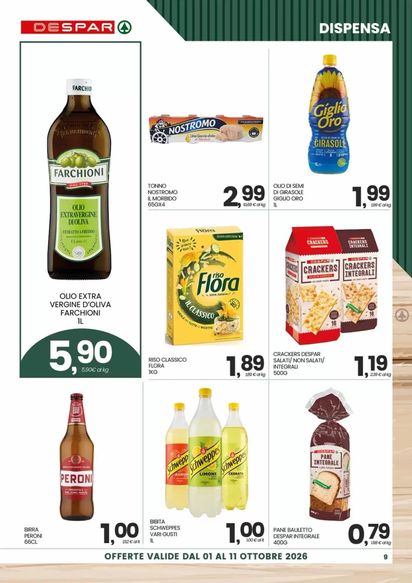 Volantino promozionale Despar  valide dal 01/10/2026 - Pagina 9.