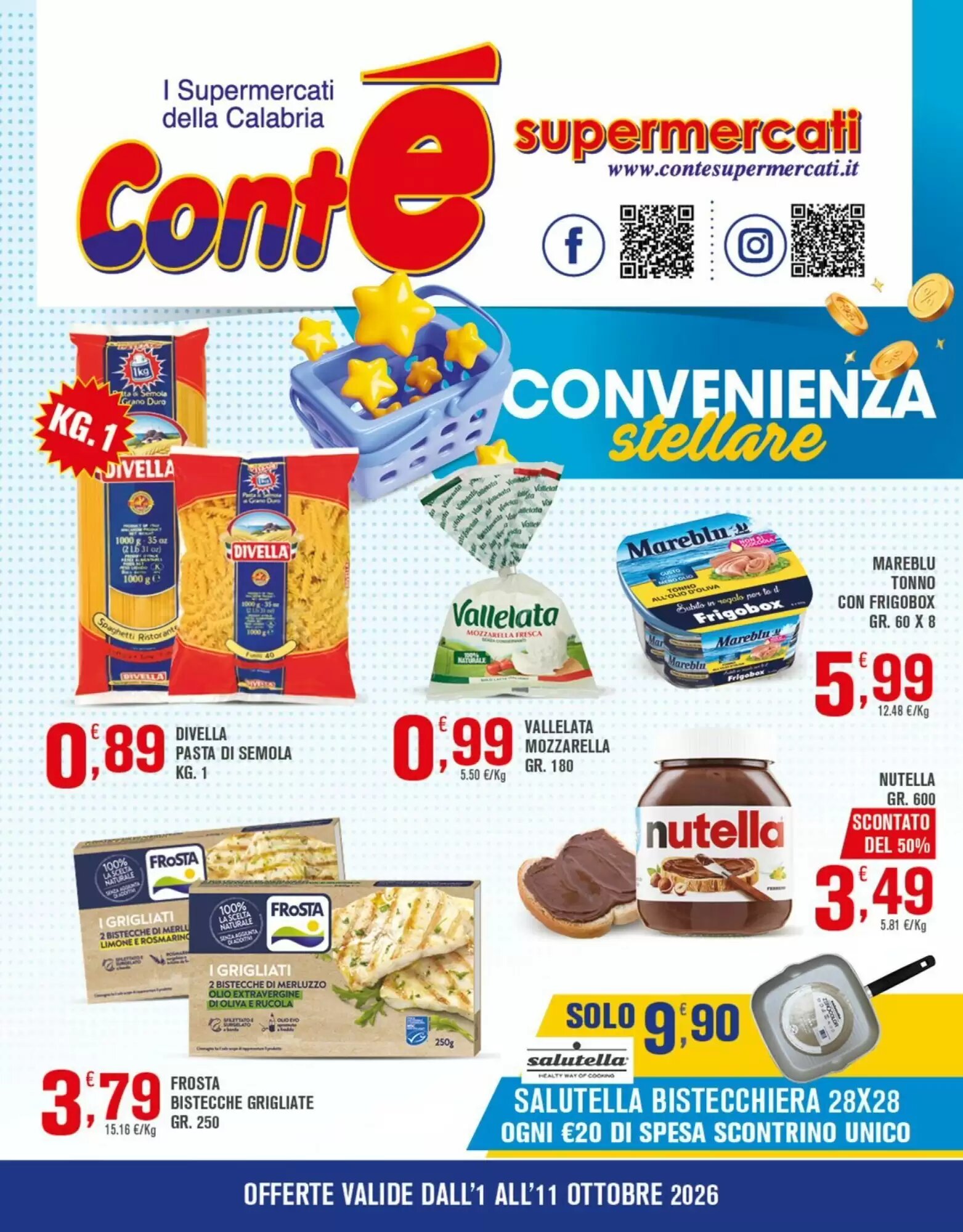 Volantino promozionale Conté Supermercati  valide dal 01/10/2026 - Pagina 1.