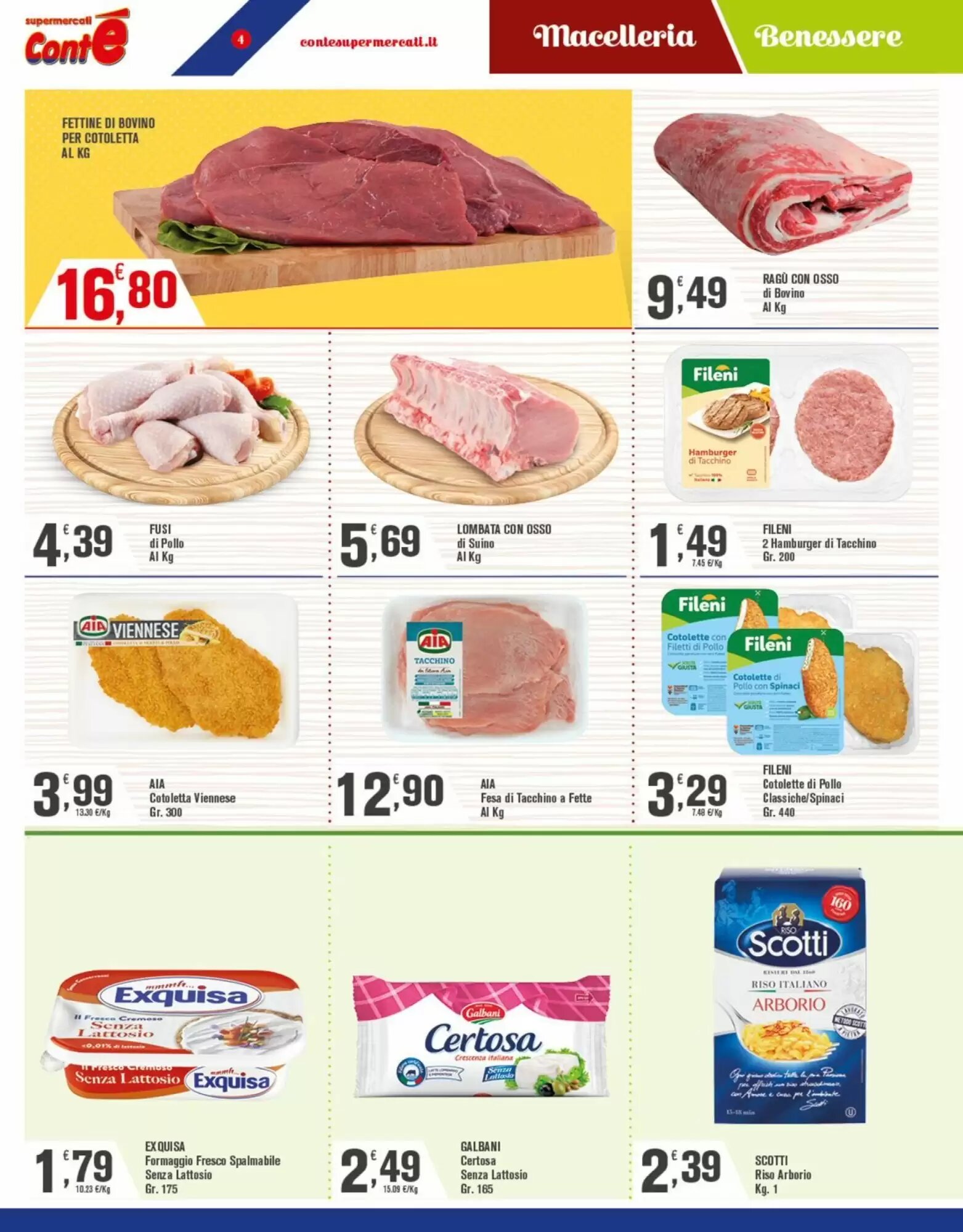 Volantino promozionale Conté Supermercati  valide dal 01/10/2026 - Pagina 4.