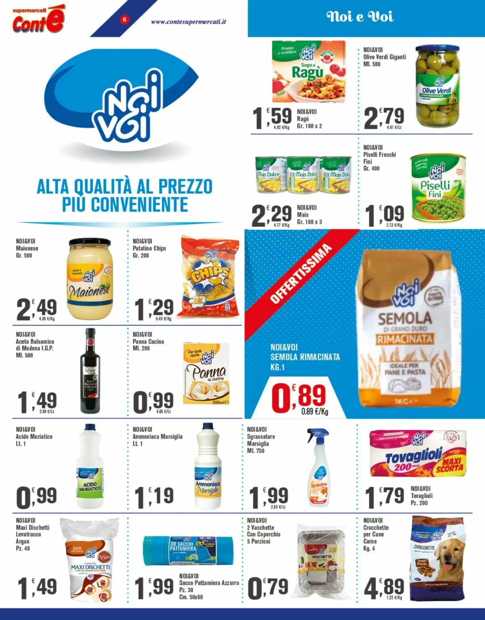 Volantino promozionale Conté Supermercati  valide dal 01/10/2026 - Pagina 6.